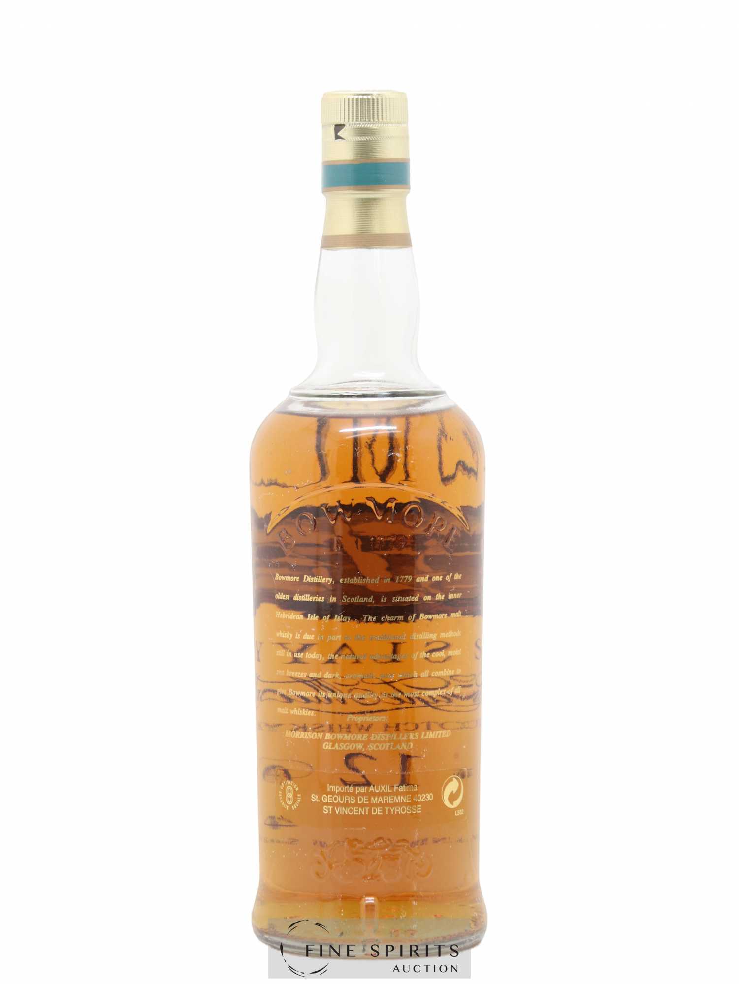 Bowmore 12 years Of. Screen Print Label - Posten von 1 Flasche - 2