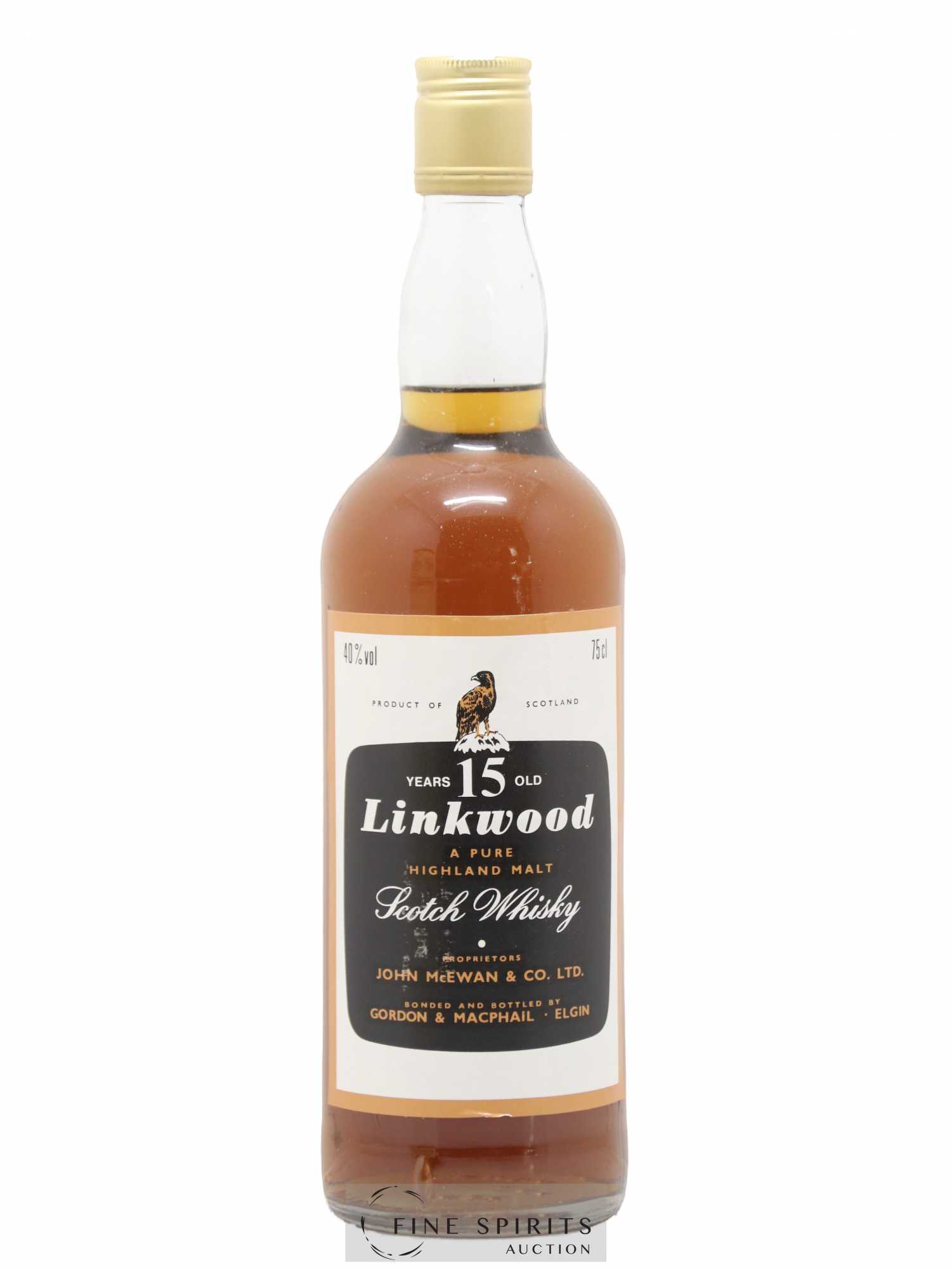 Linkwood 15 years Gordon & MacPhail - Lot de 1 bouteille - 1