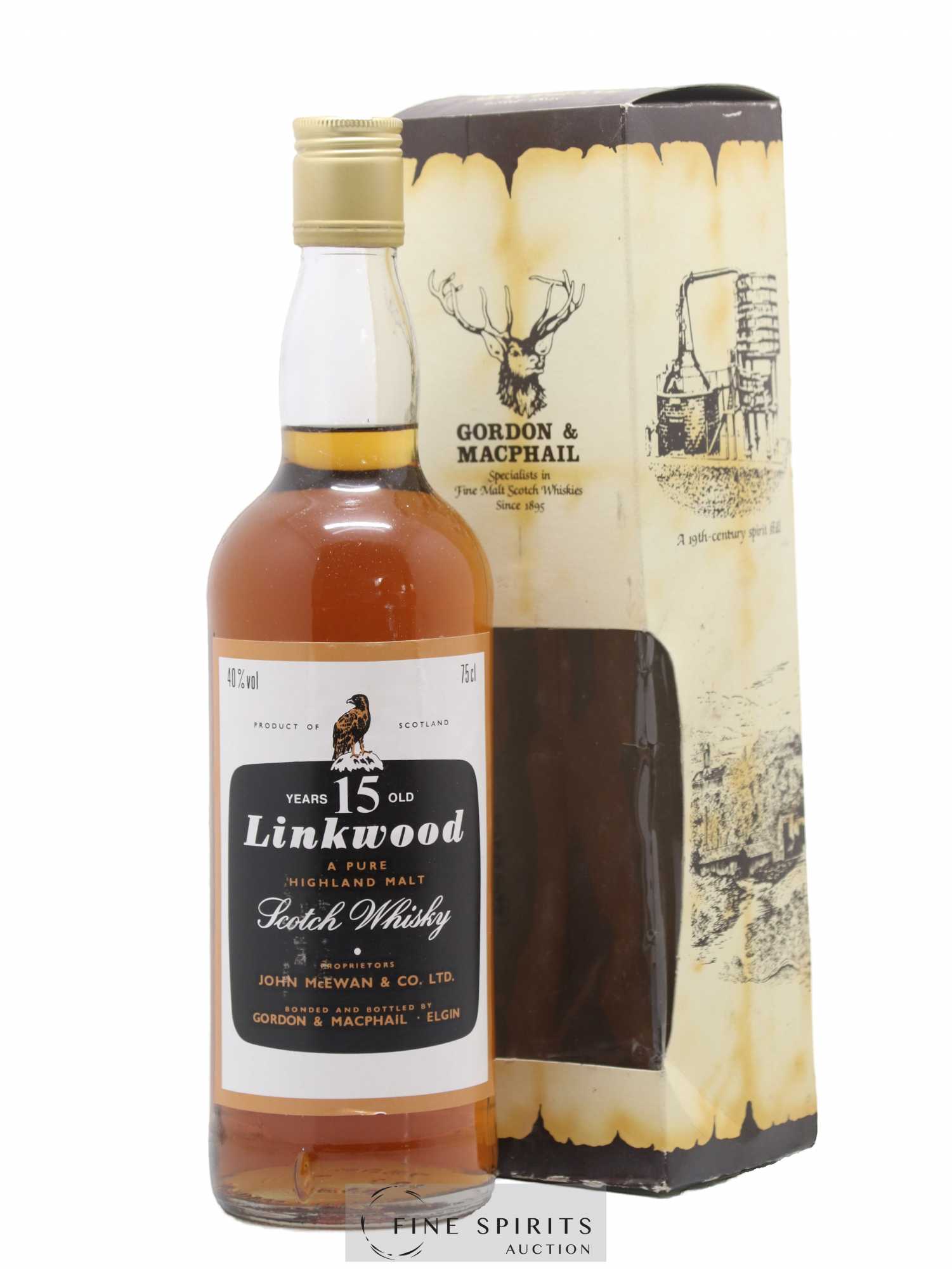 Linkwood 15 years Gordon & MacPhail - Lot de 1 bouteille - 0