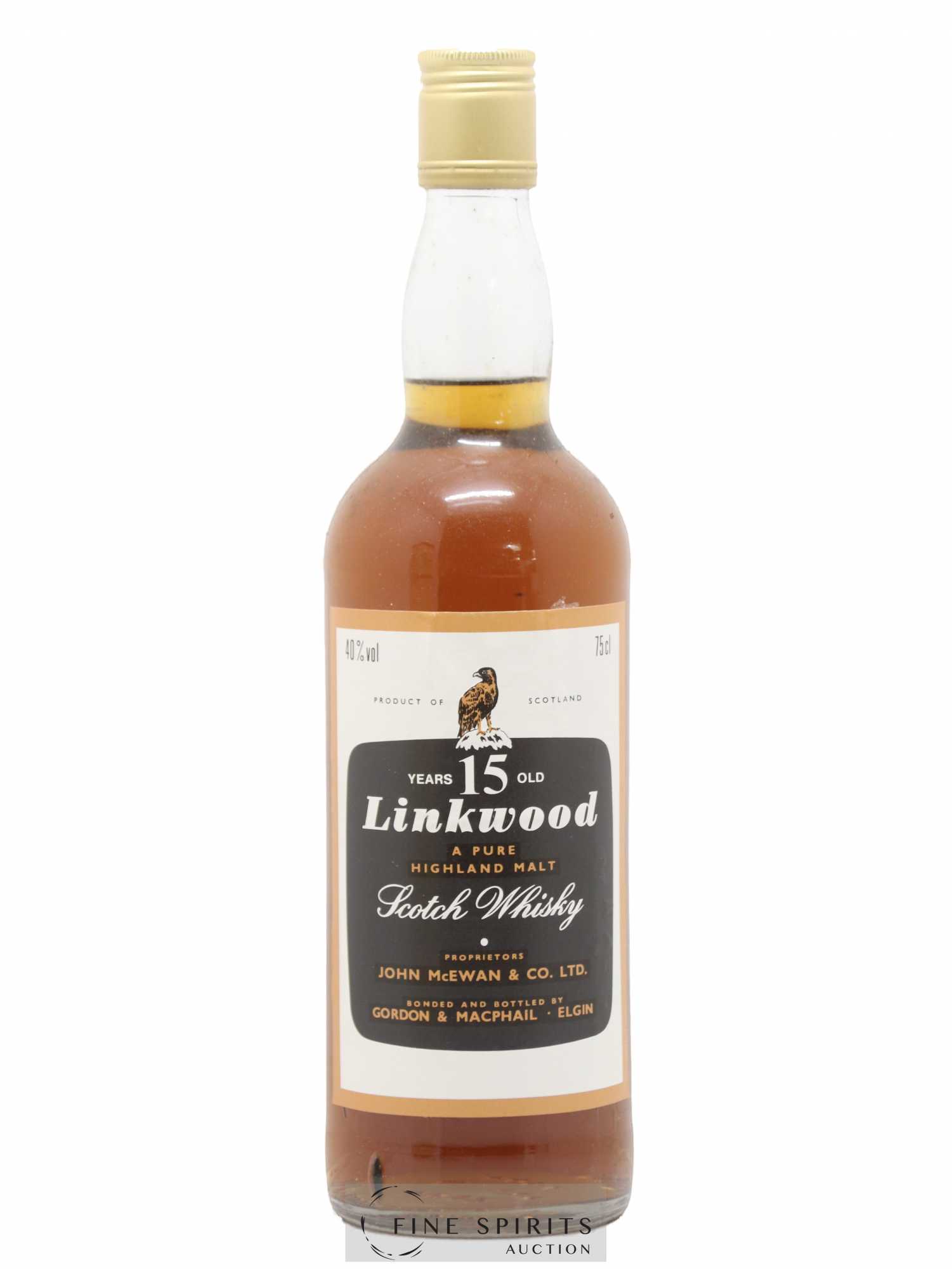 Linkwood 15 years Gordon & MacPhail - Lot de 1 bouteille - 1