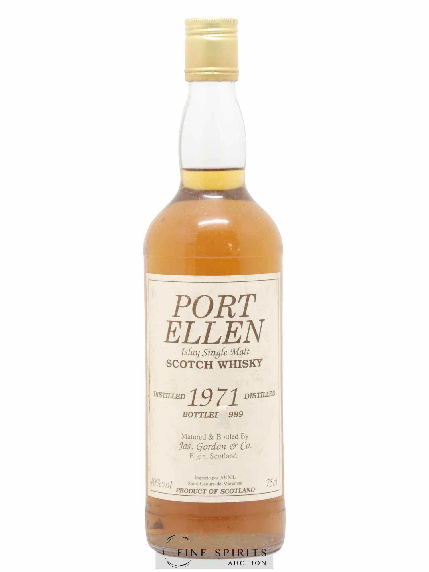 Port Ellen 1971 Jas. Gordon & Co. bottled 1989 - Posten von 1 Flasche - 1