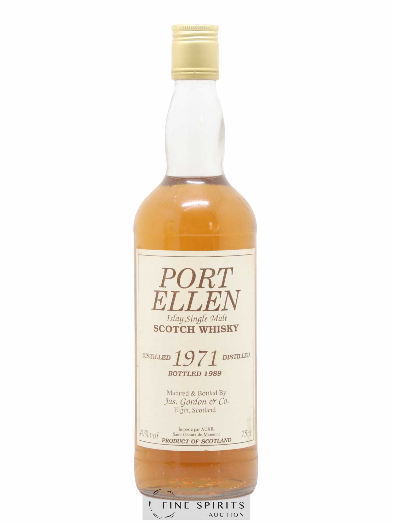 Port Ellen 1971 Jas. Gordon & Co. bottled 1989 - Posten von 1 Flasche - 1