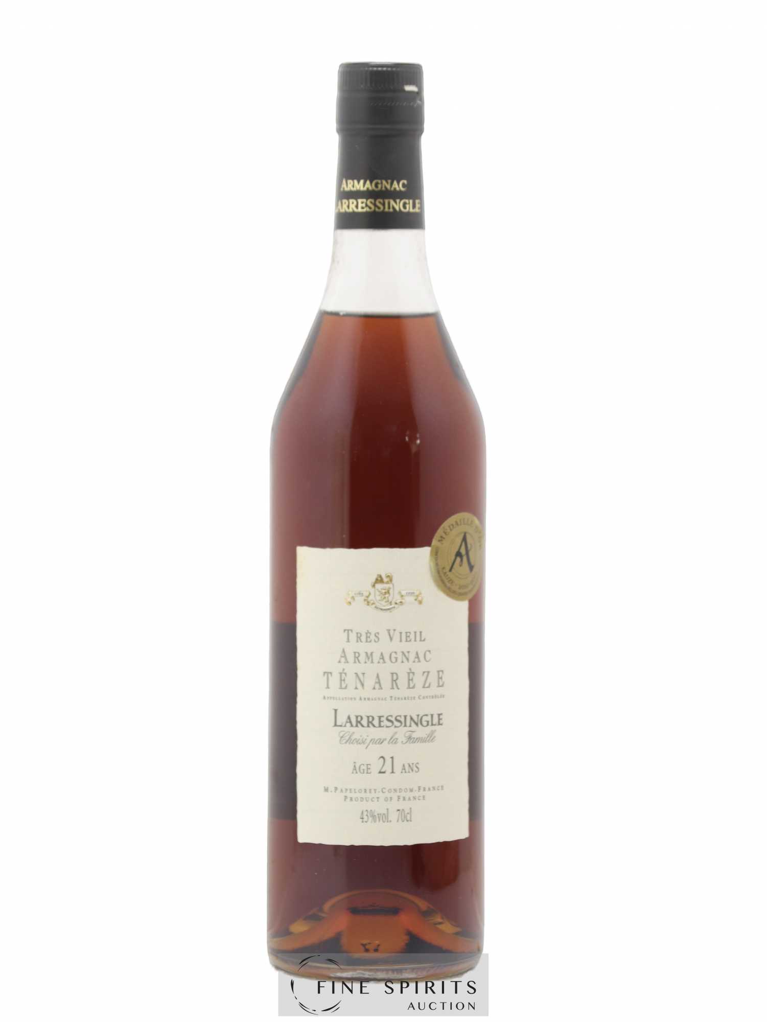 Larressingle 21 years Of. Ténarèze Choisi par la Famille - Lot de 1 bouteille - 1