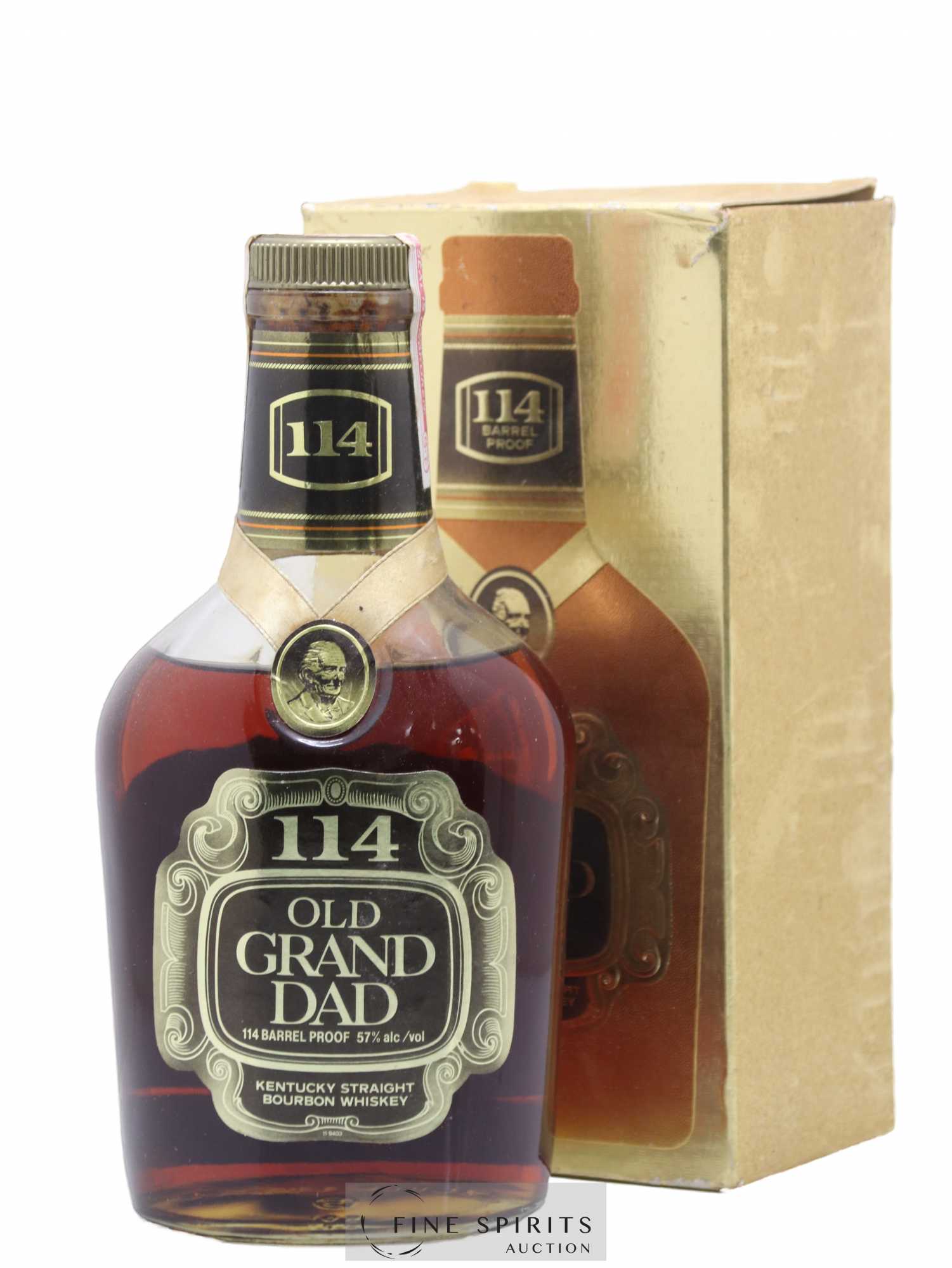 Old Grand Dad Of. 114 Barrel Proof - Lot of 1 bottle - 0