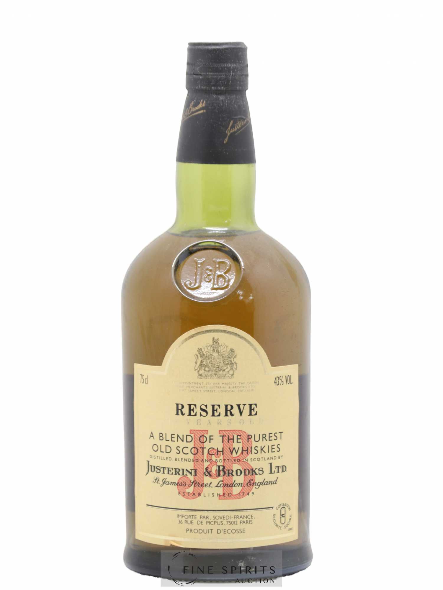 J&B 15 years Of. Reserve - Posten von 1 Flasche - 1