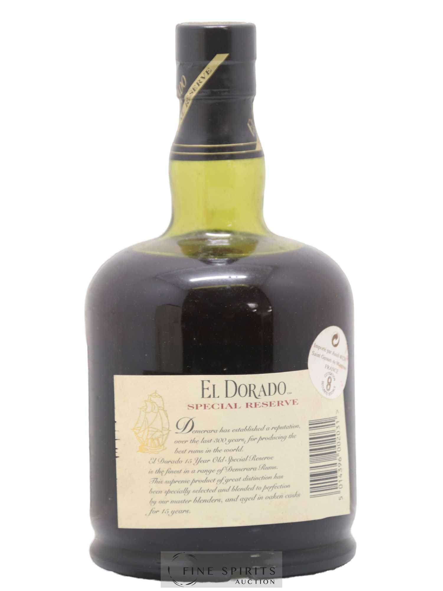 El Dorado 15 years Of. Special Reserve - Lot de 1 bouteille - 2