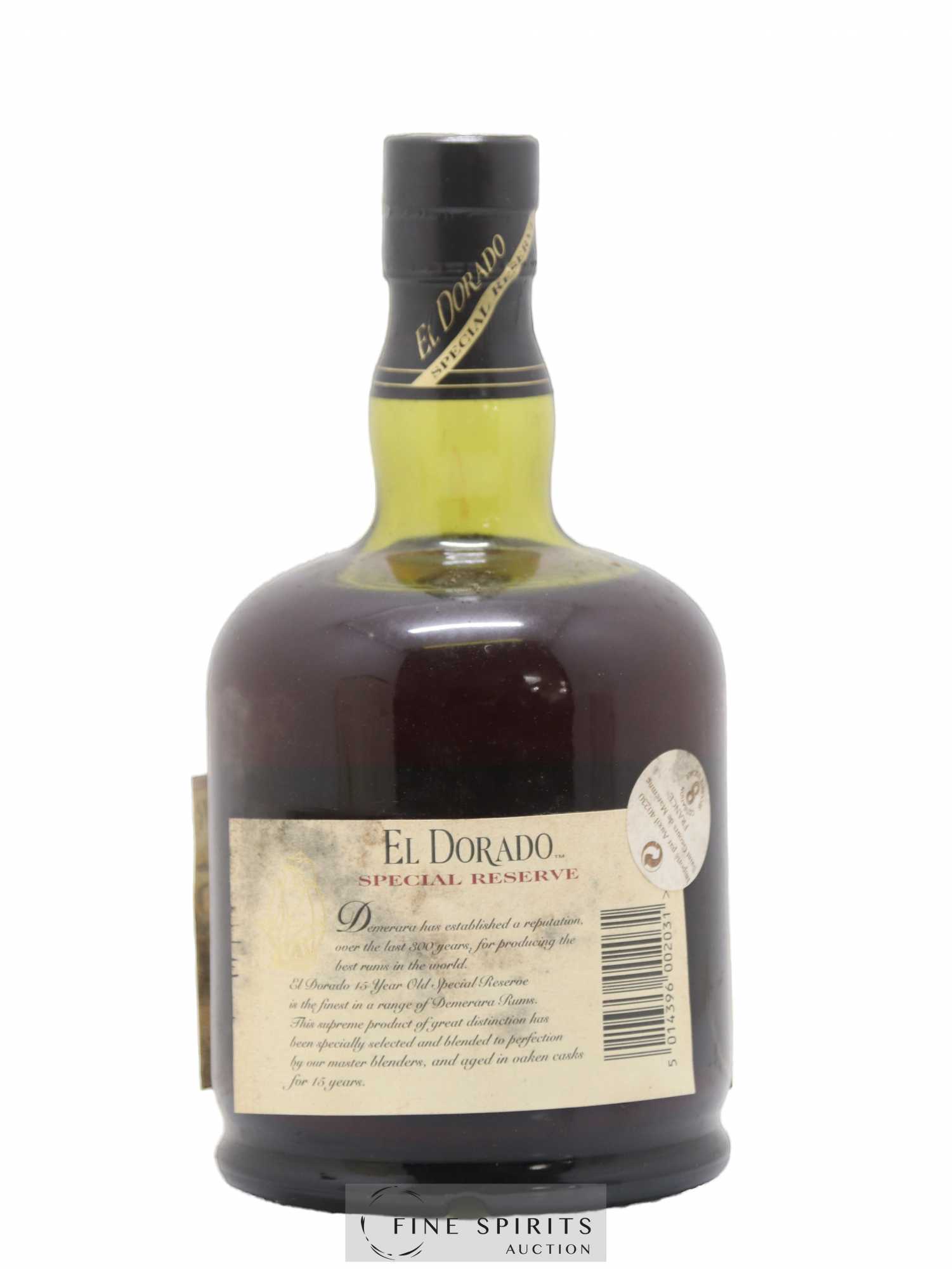 El Dorado 15 years Of. Special Reserve - Lot de 1 bouteille - 2