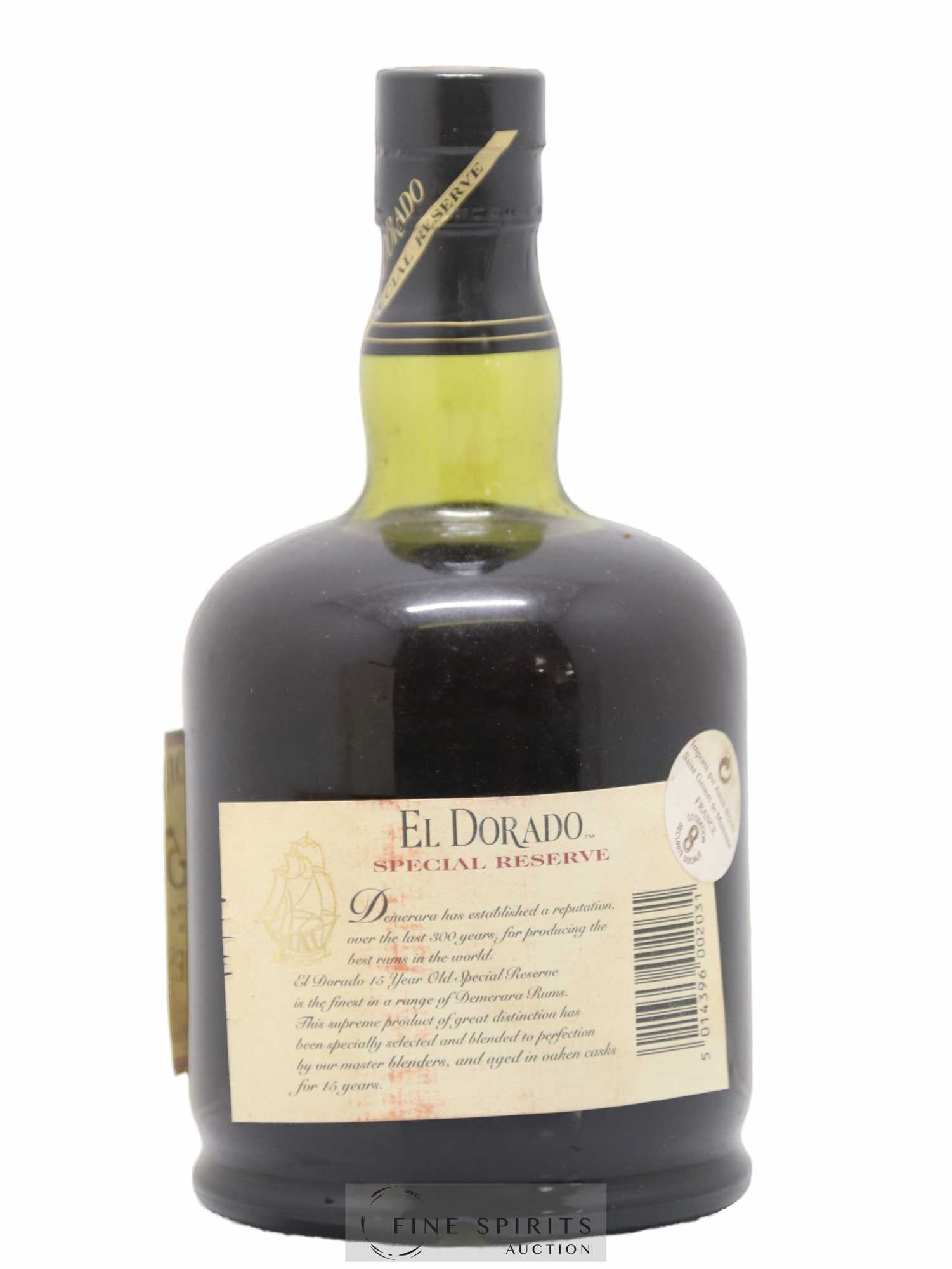El Dorado 15 years Of. Special Reserve - Lot de 1 bouteille - 2