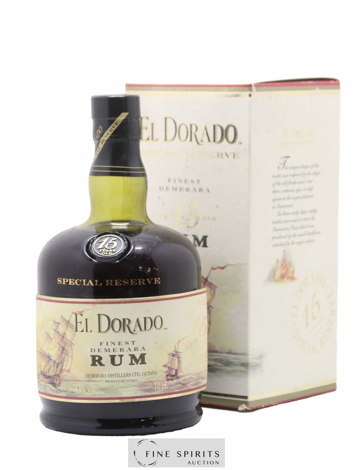 El Dorado 15 years Of. Special Reserve - Lot de 1 bouteille - 0