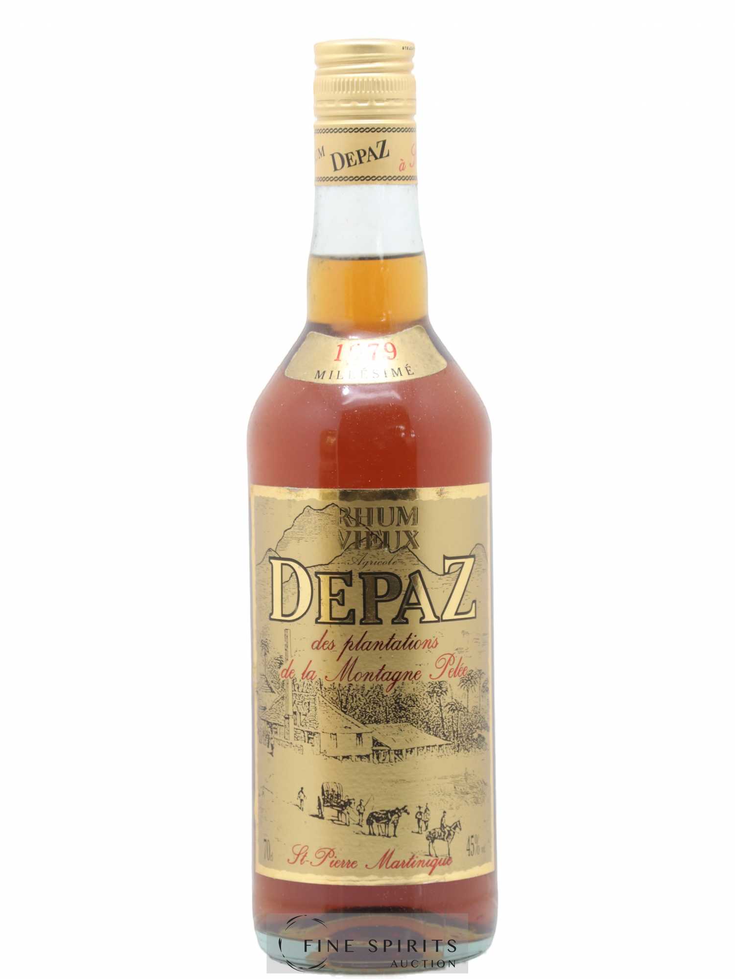 Depaz 1979 Of. Plantations de la Montagne Pelée - Lot de 1 bouteille - 1