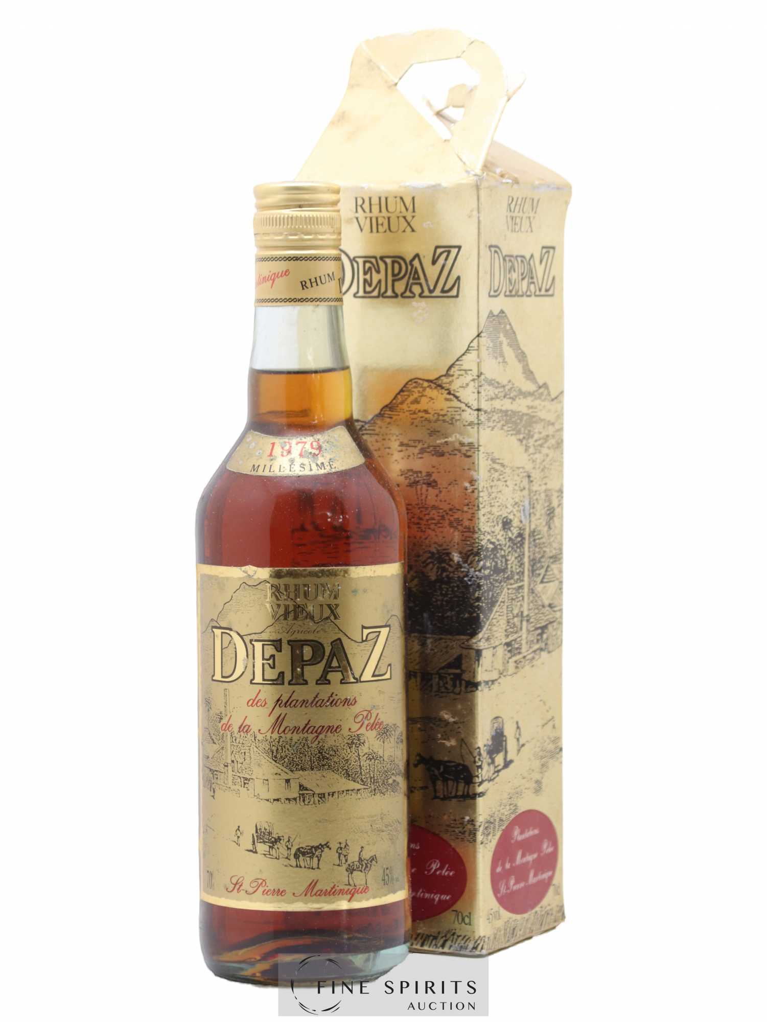 Depaz 1979 Of. Plantations de la Montagne Pelée - Lot de 1 bouteille - 0
