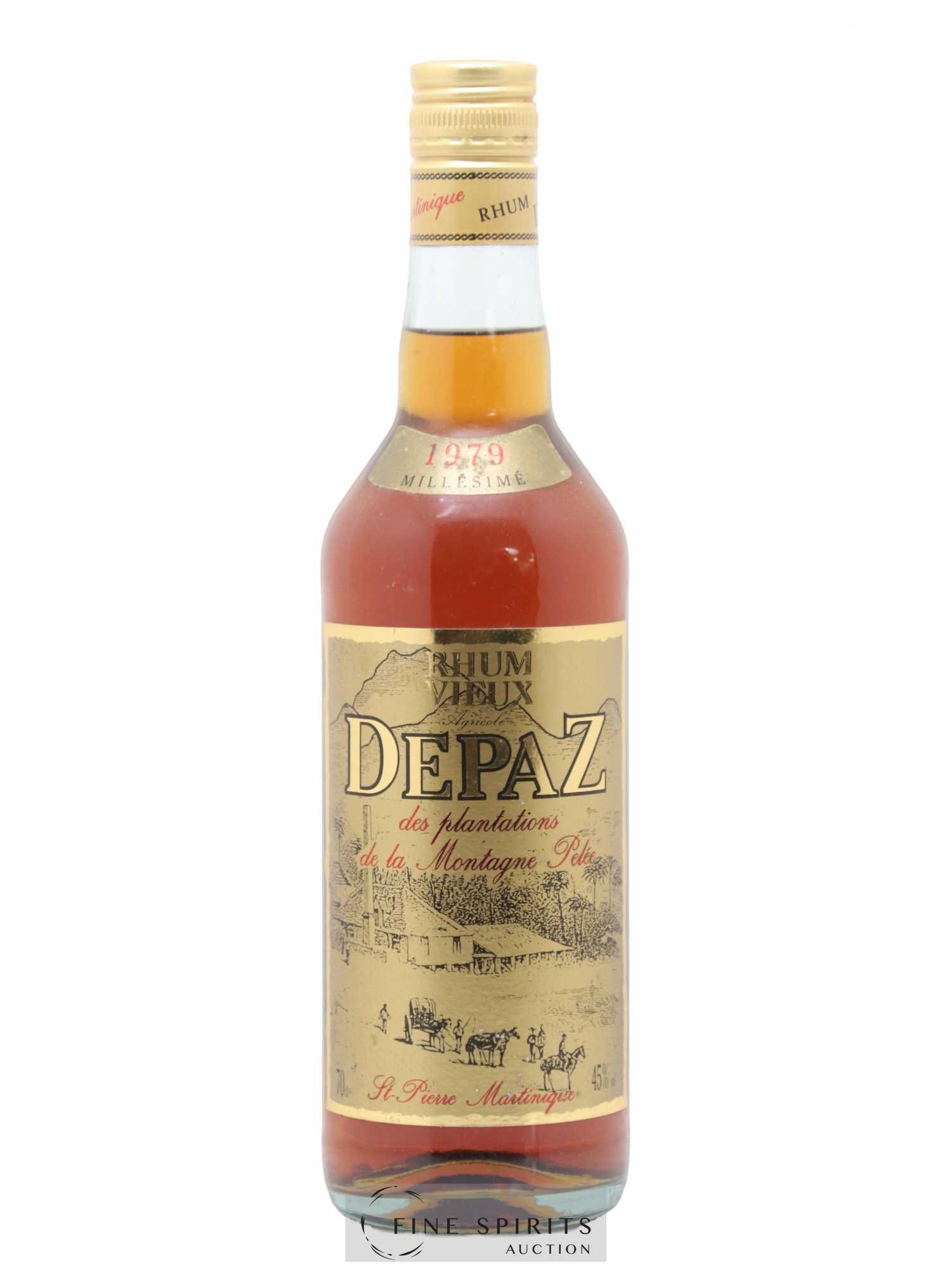 Depaz 1979 Of. Plantations de la Montagne Pelée - Lot de 1 bouteille - 0