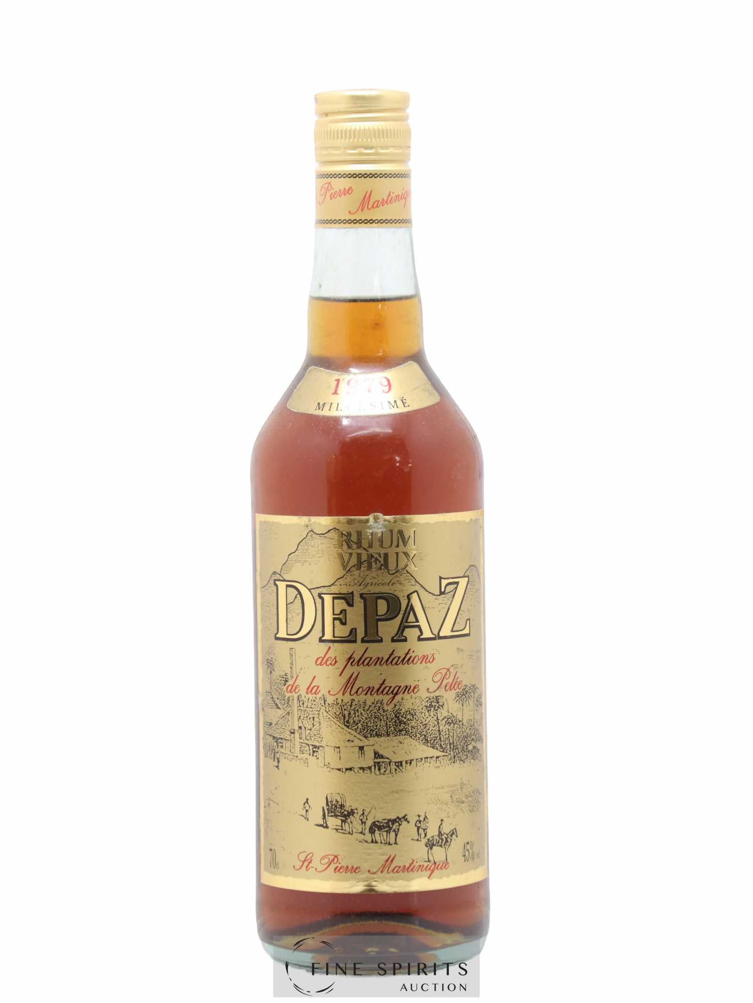 Depaz 1979 Of. Plantations de la Montagne Pelée - Lot de 1 bouteille - 1