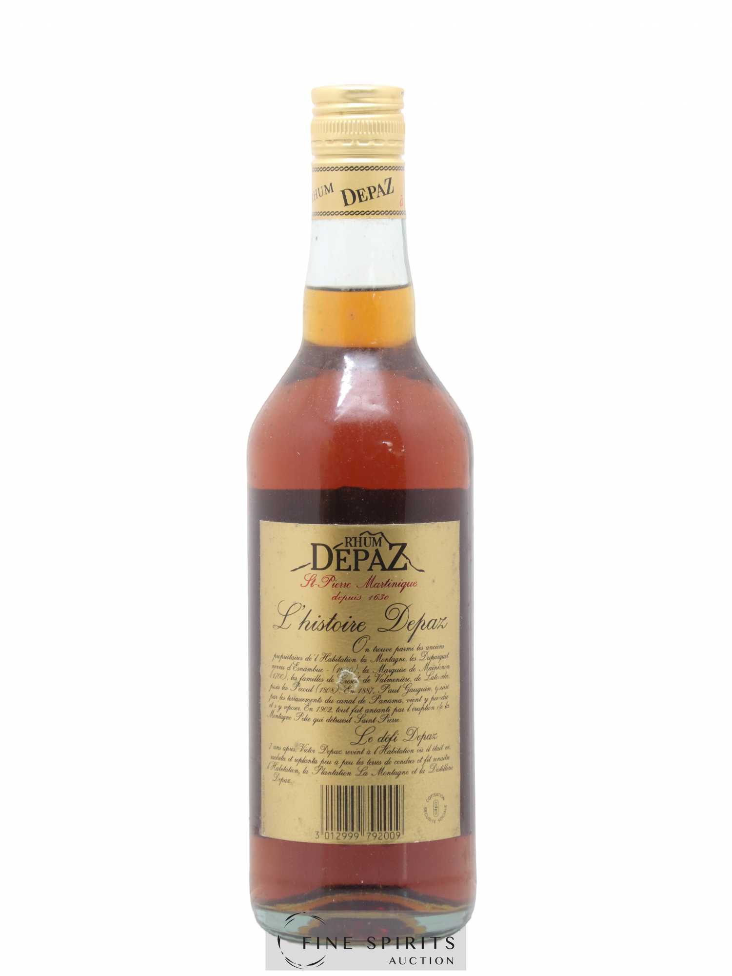 Depaz 1979 Of. Plantations de la Montagne Pelée - Lot de 1 bouteille - 2