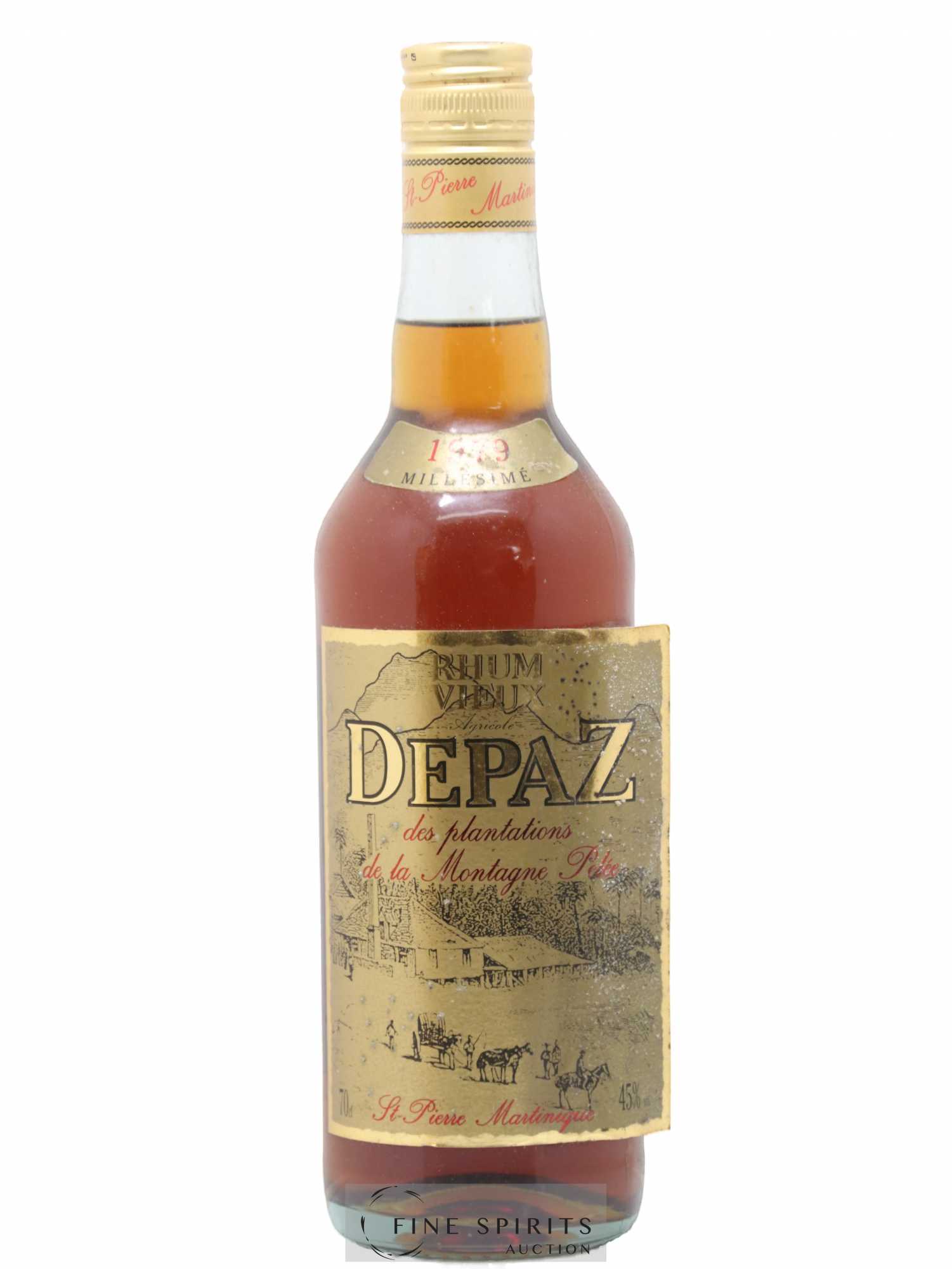 Depaz 1979 Of. Plantations de la Montagne Pelée - Lot de 1 bouteille - 1