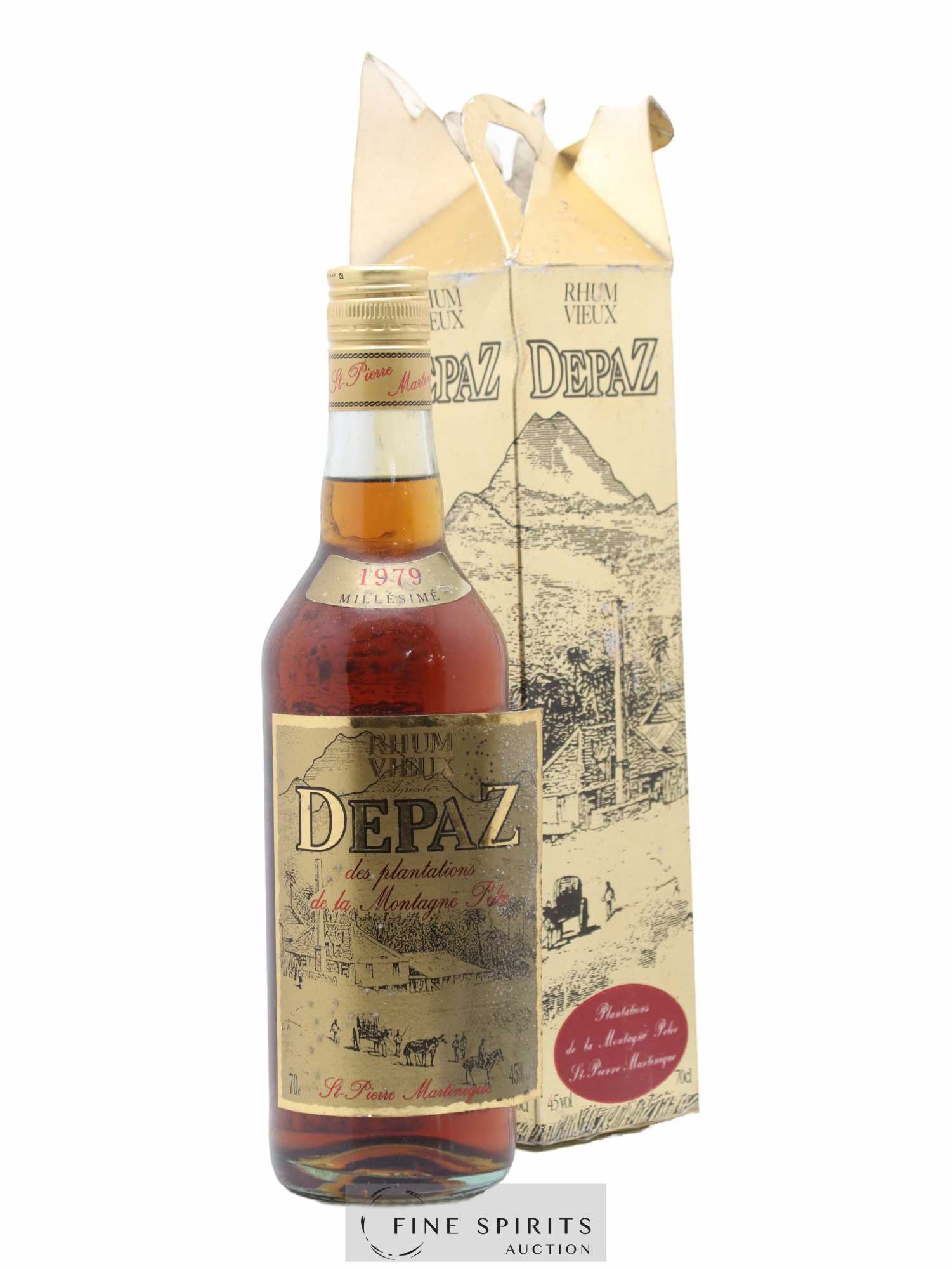 Depaz 1979 Of. Plantations de la Montagne Pelée - Lot de 1 bouteille - 0