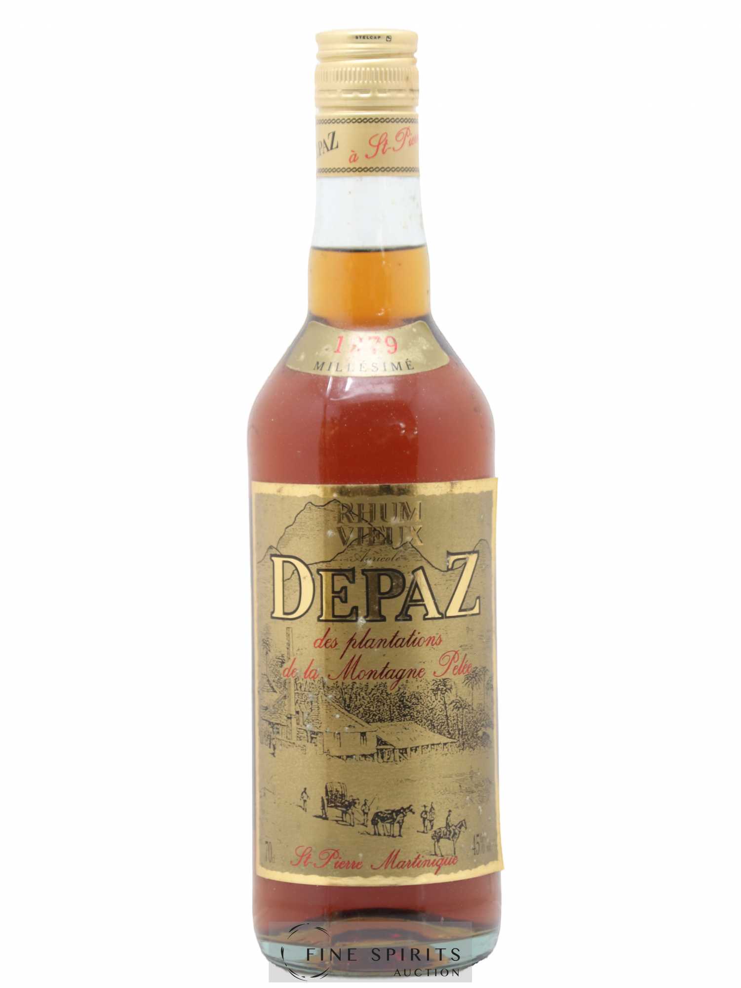 Depaz 1979 Of. Plantations de la Montagne Pelée - Lot de 1 bouteille - 1