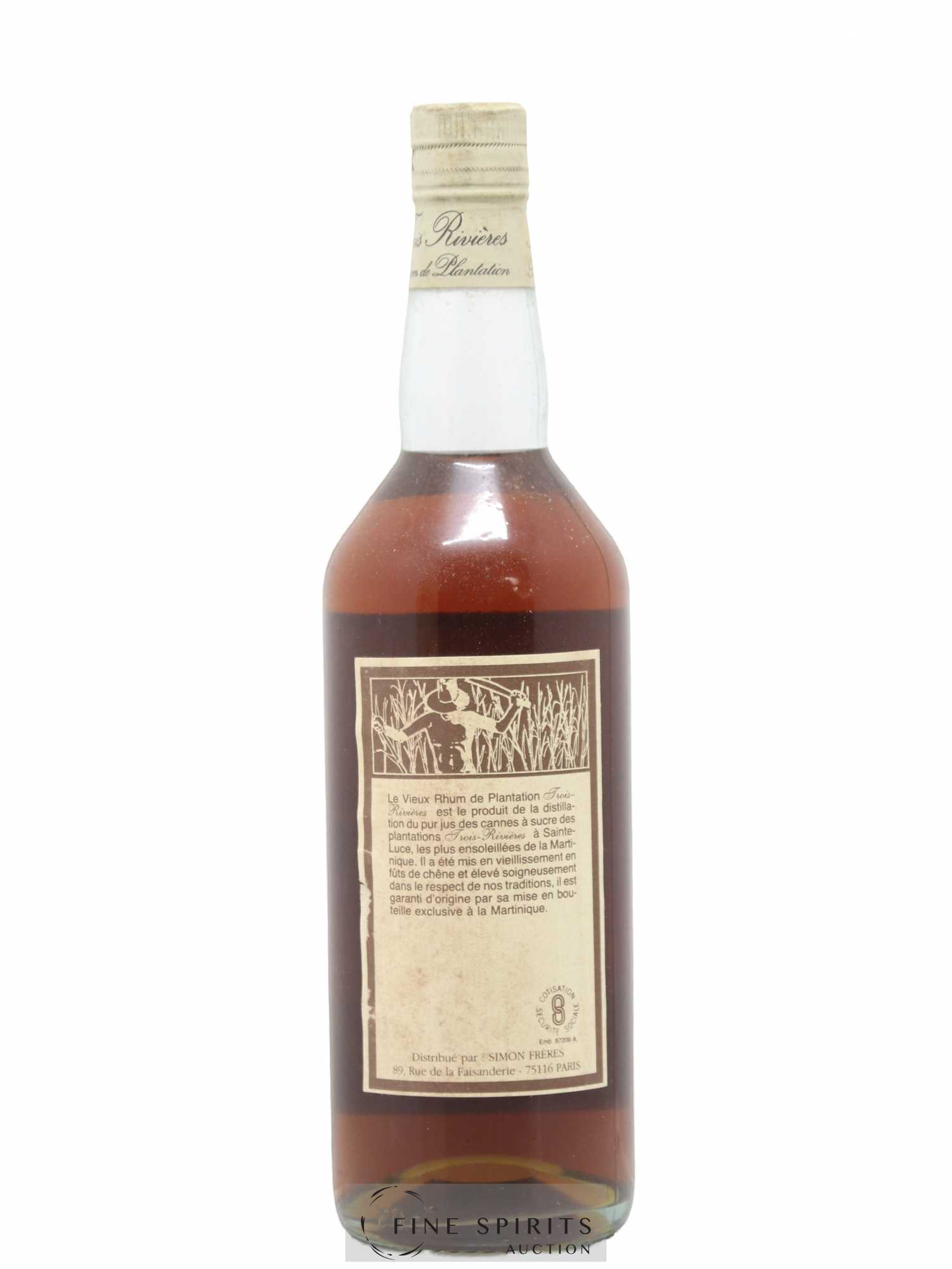 Trois Rivières 1976 Of. Label Rouge - Posten von 1 Flasche - 2