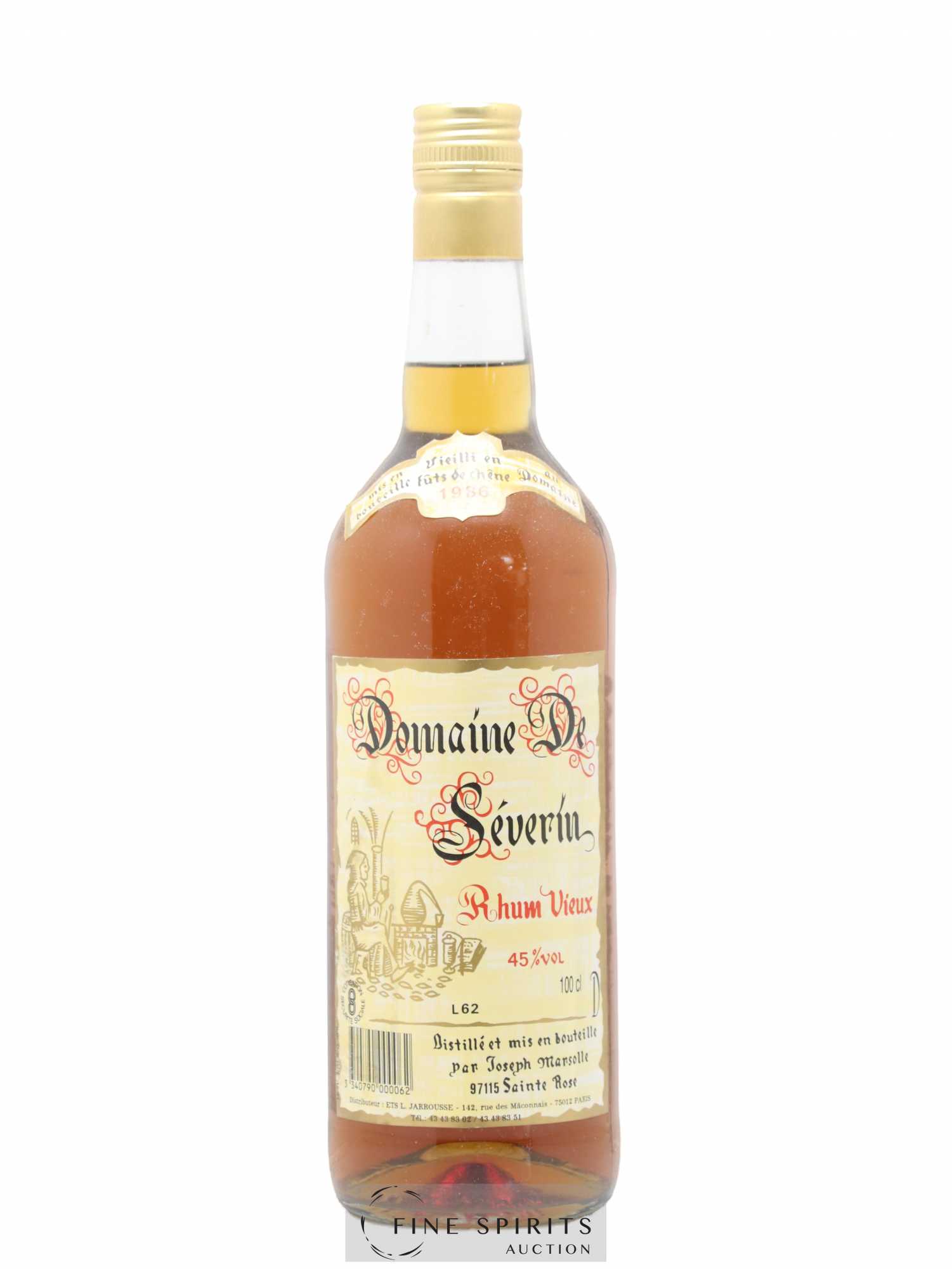 Domaine de Severin 1986 70cl 45% ラム酒 Domaine de Severin 1986 70cl 45% ラム酒