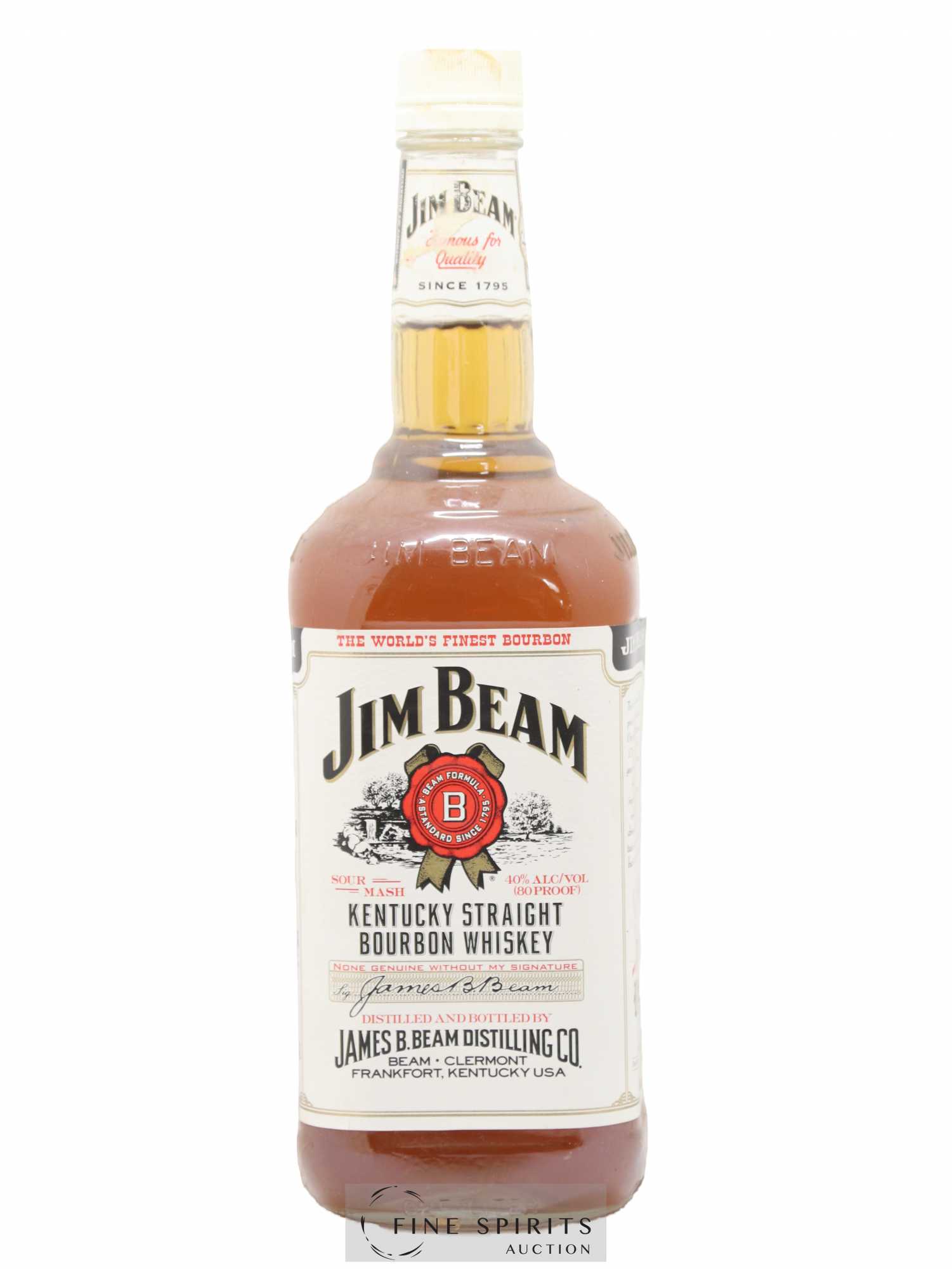 Jim Beam Of. Sour Mash (100cl.) (sans prix de réserve) - Lot de 1 bouteille - 1