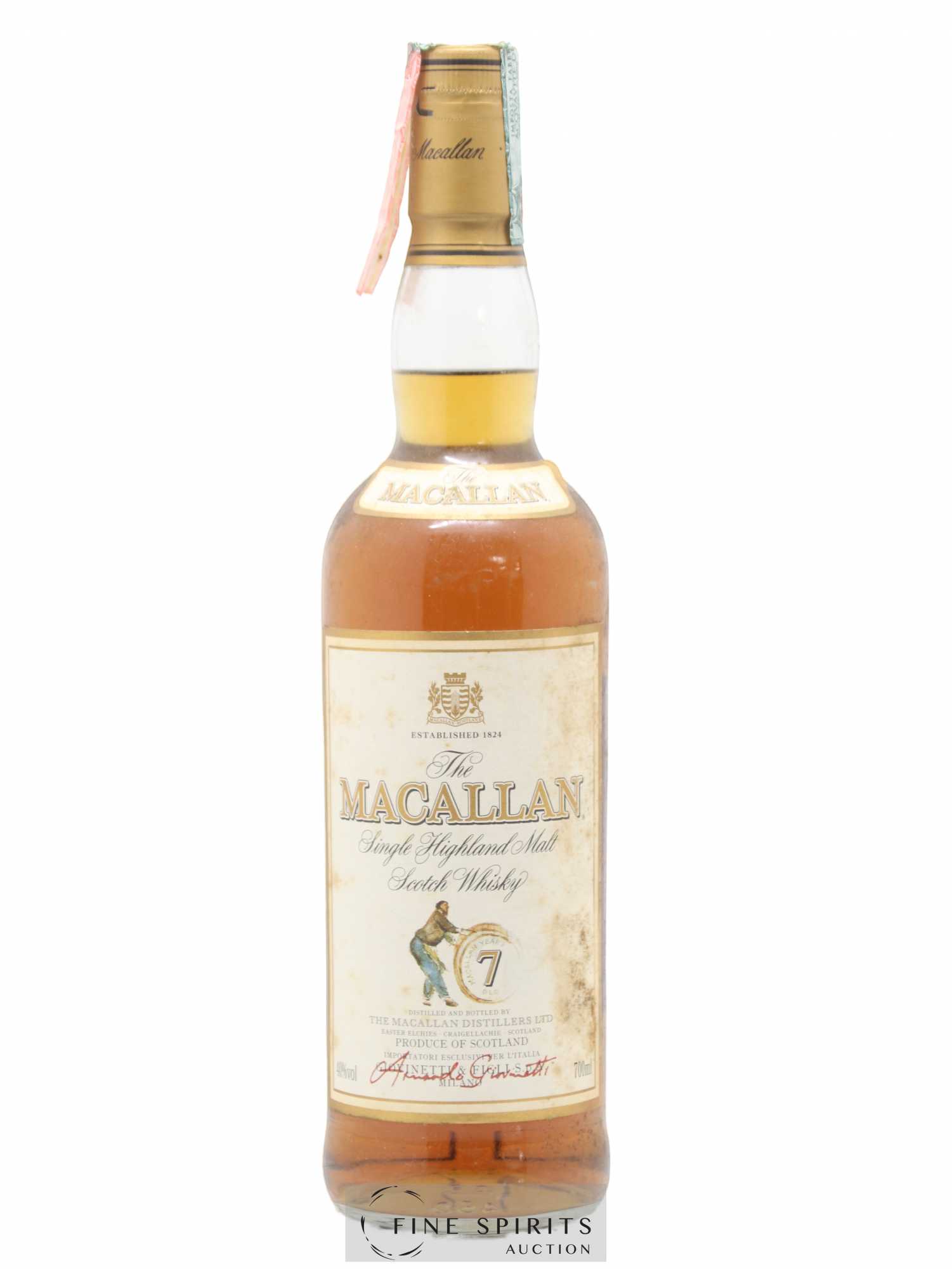Macallan (The) 7 years Of. The Mystery of Sherry Oak Maturation Giovinetti & Figli SPA Milano Armando Giovinetti - Lot de 1 bouteille - 0