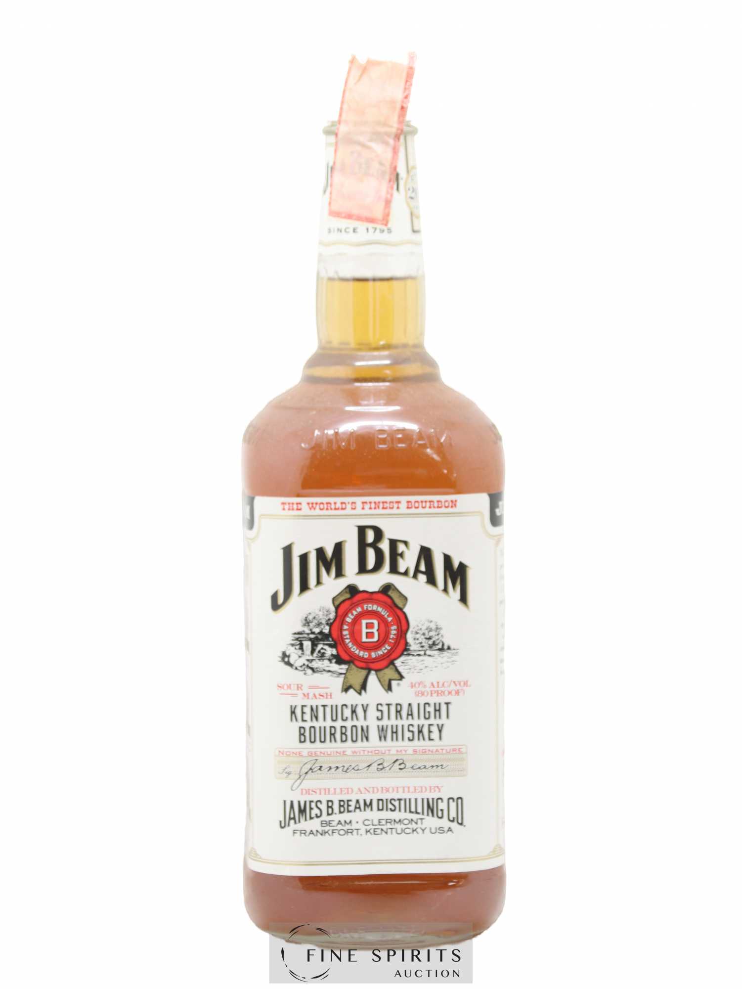 Jim Beam Of. Sour Mash (100cl.) - Lot de 1 bouteille - 1