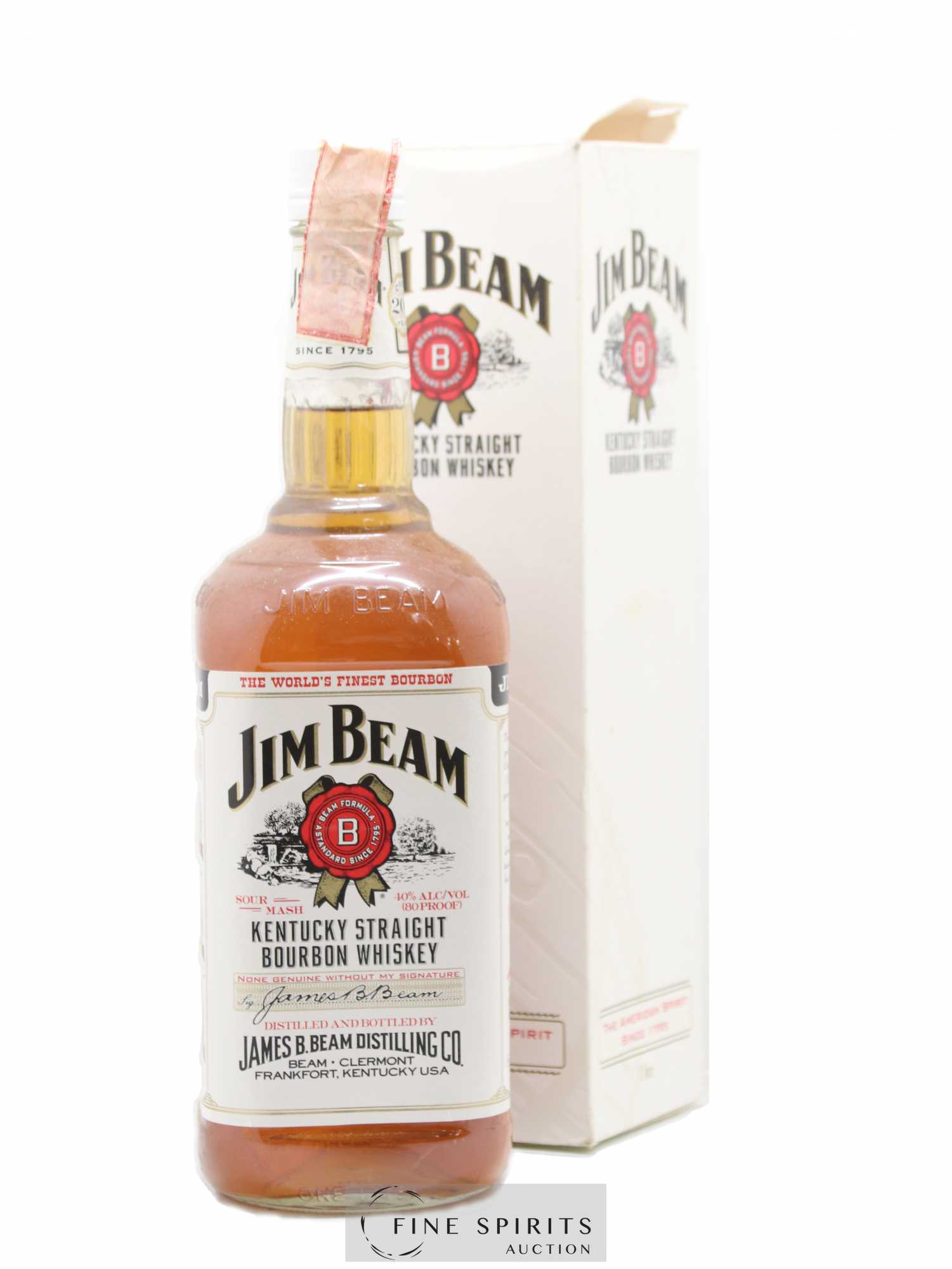 Jim Beam Of. Sour Mash (100cl.) - Lot de 1 bouteille - 0
