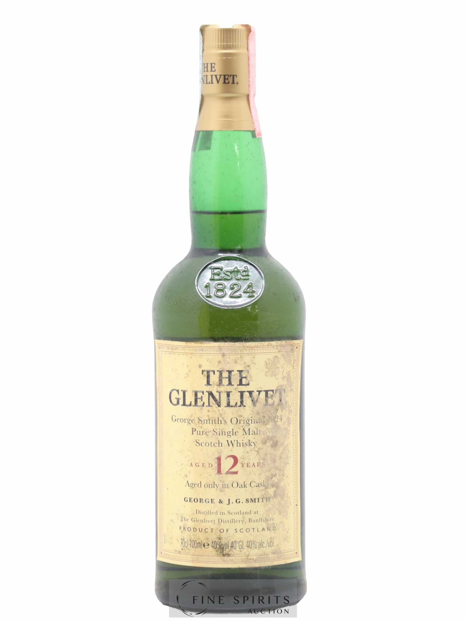 Buy Glenlivet (The) 12 years Of. George Smith's Original 1824 Oak