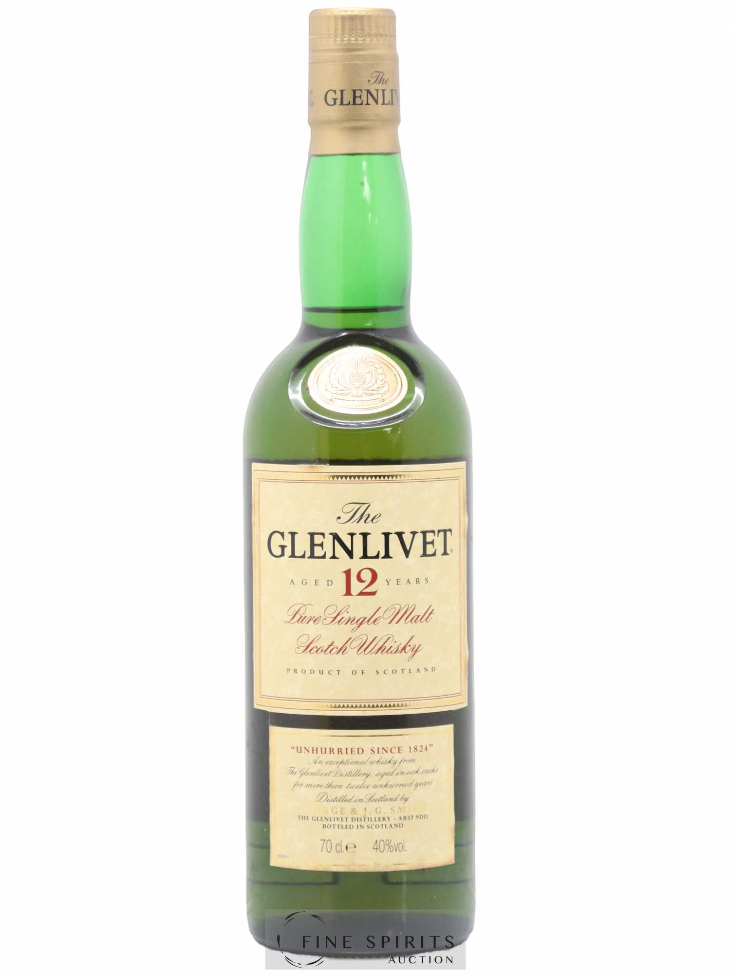 Glenlivet (The) 12 years Of. Unhurried since 1824 - Lot de 1 bouteille - 1