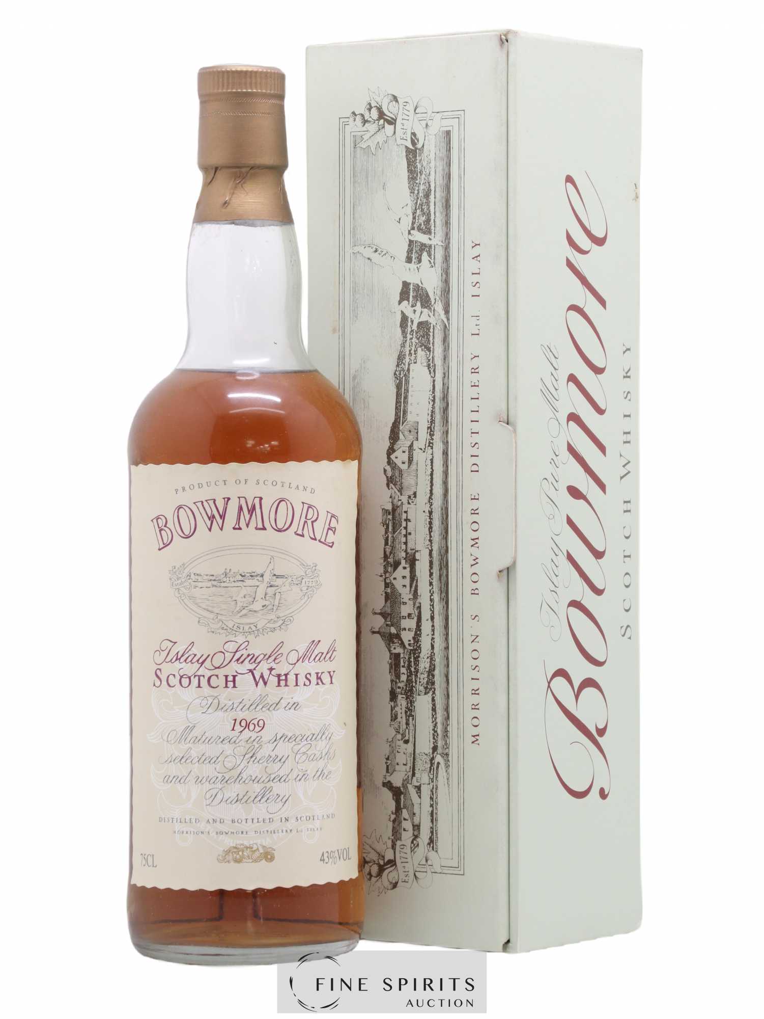 Bowmore 1969 Of. Selected Sherry Casks Auxil import - Lot de 1 bouteille - 0