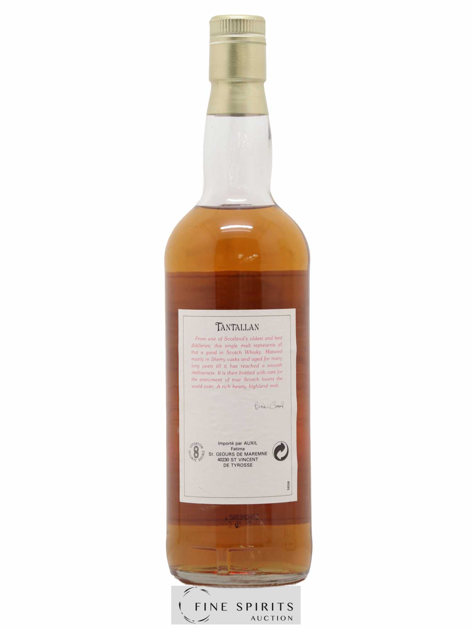 Tantallan 10 years The Vintage Malt Whisky Co. Ltd. - Lot de 1 bouteille - 2
