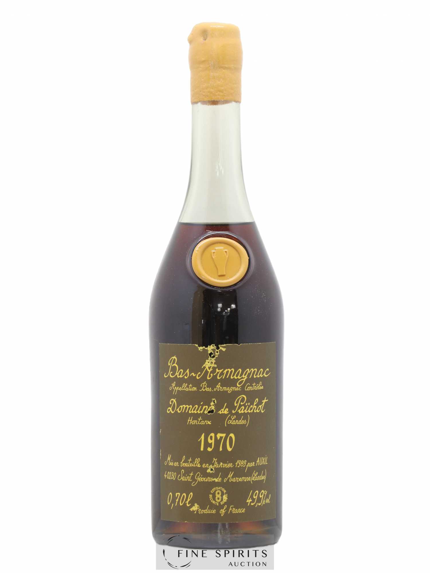 Domaine de Païchot 1970 Auxil bottled 1989 - Lot de 1 bouteille - 1