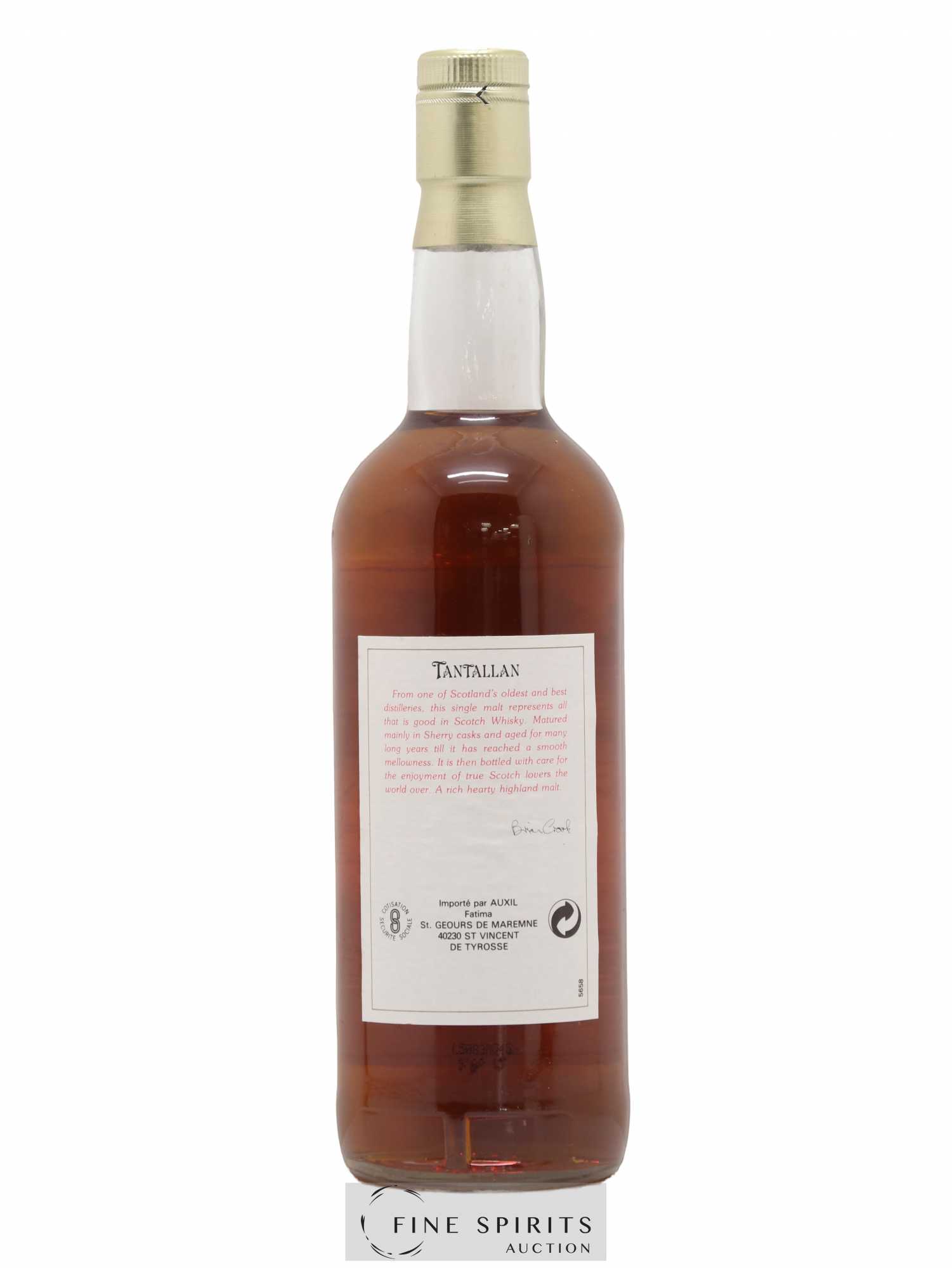 Tantallan 10 years The Vintage Malt Whisky Co. Ltd. - Lot de 1 bouteille - 2