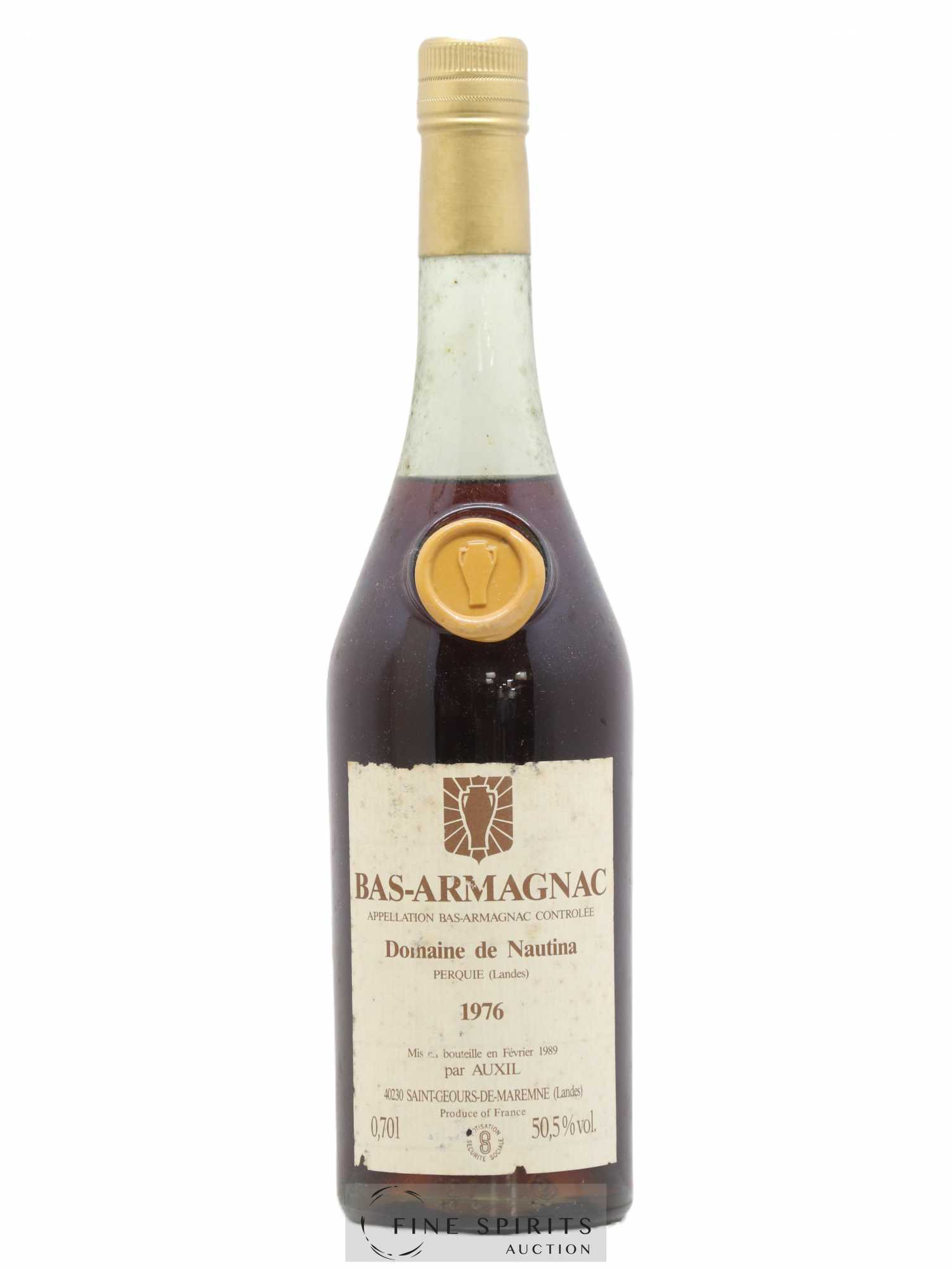 Domaine de Nautina 1976 Auxil bottled 1989 - Lot de 1 bouteille - 1