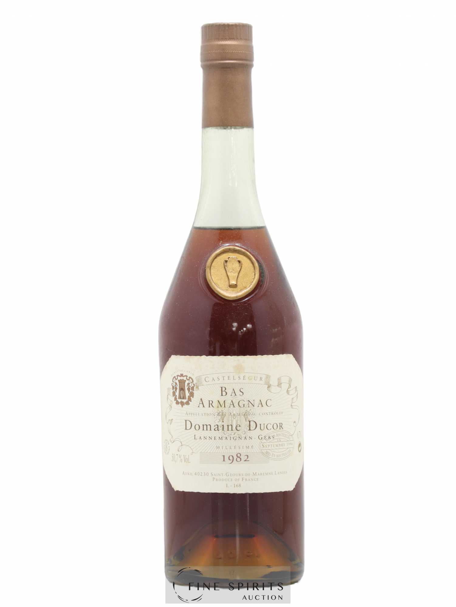 Domaine Ducor 1982 Of. bottled 1996 Auxil Castelségur - Posten von 1 Flasche - 1