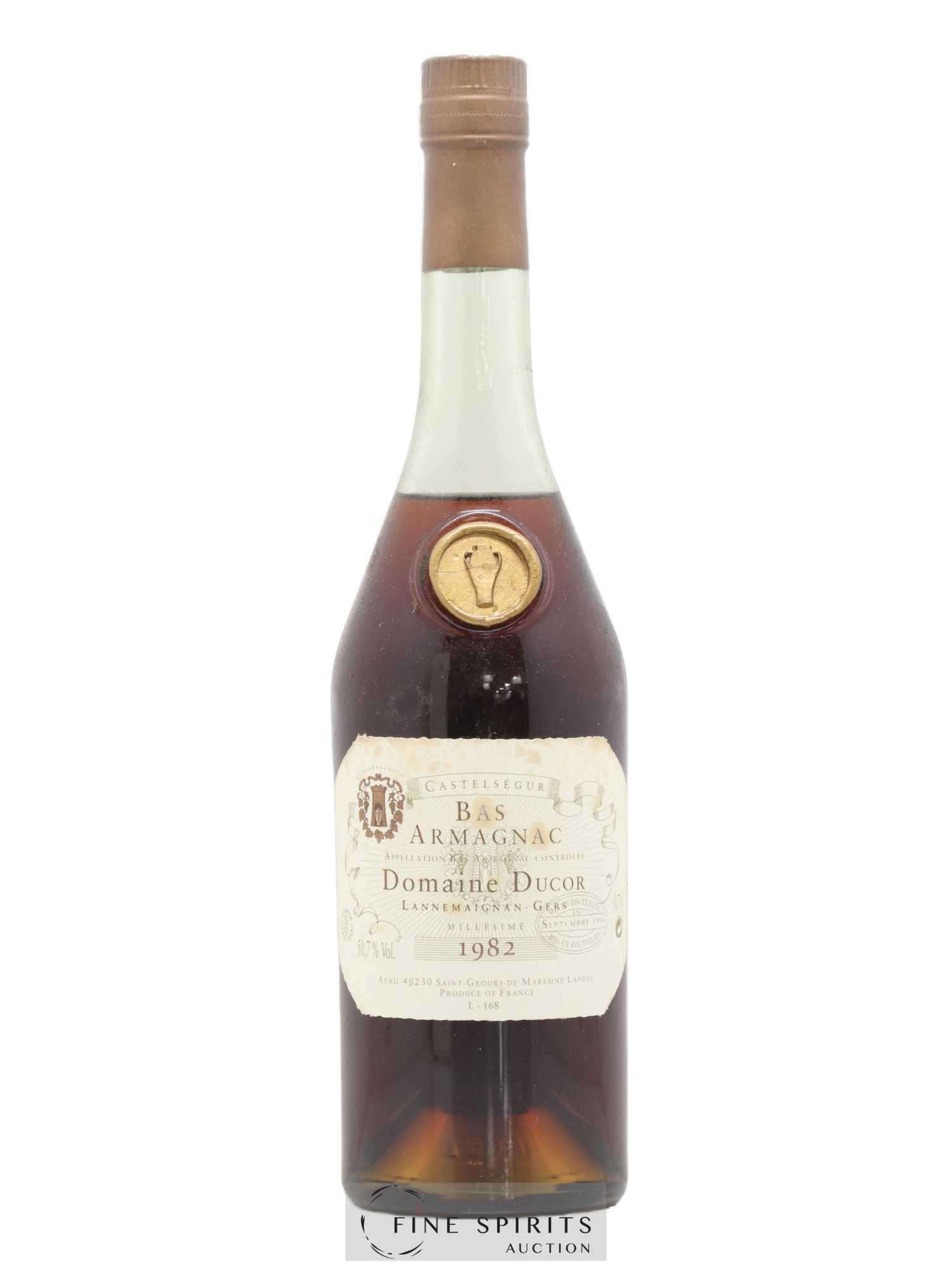 Domaine Ducor 1982 Of. bottled 1996 Auxil Castelségur - Lot de 1 bouteille - 1
