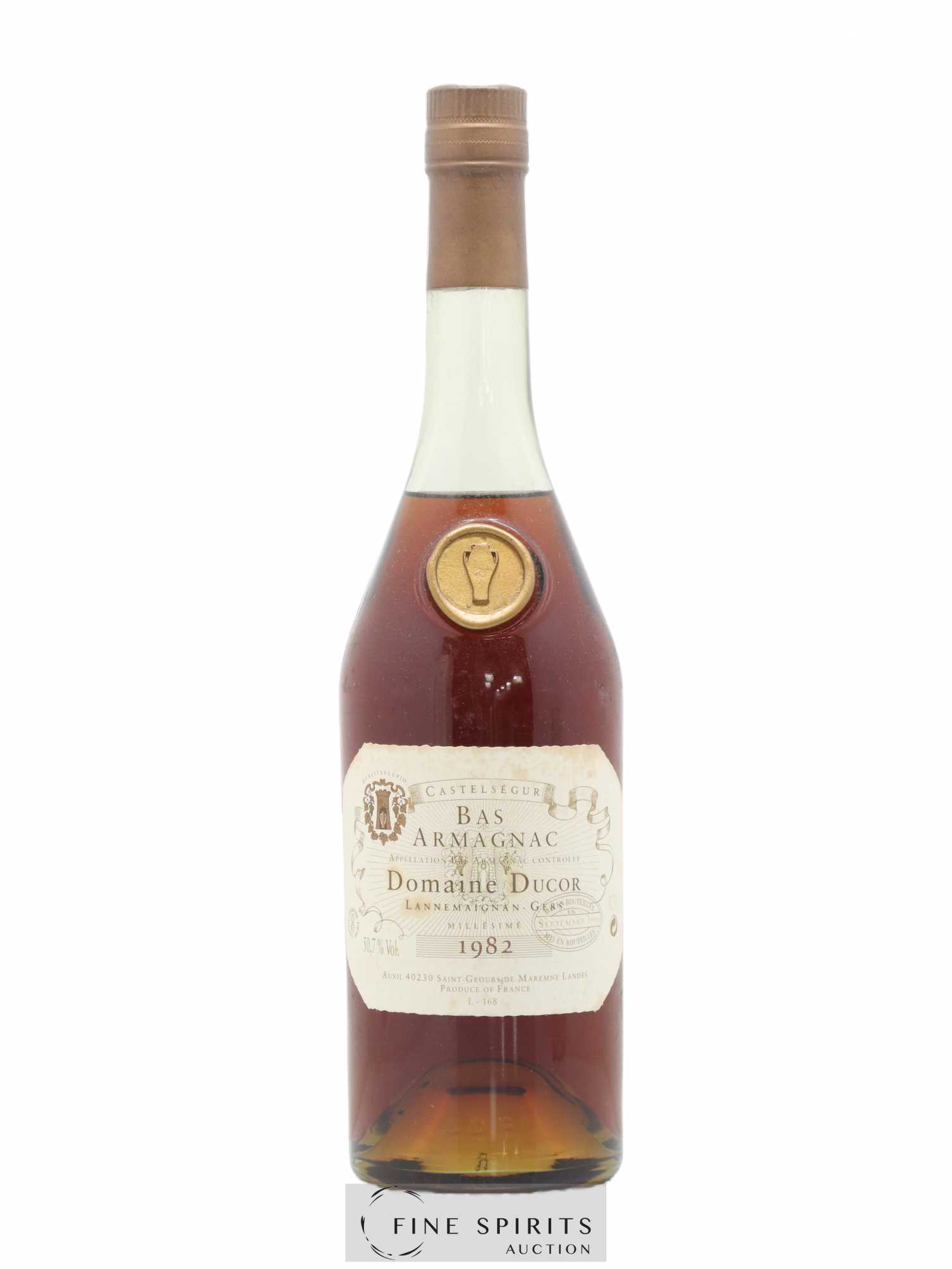 Domaine Ducor 1982 Of. bottled 1996 Auxil Castelségur - Lot de 1 bouteille - 1