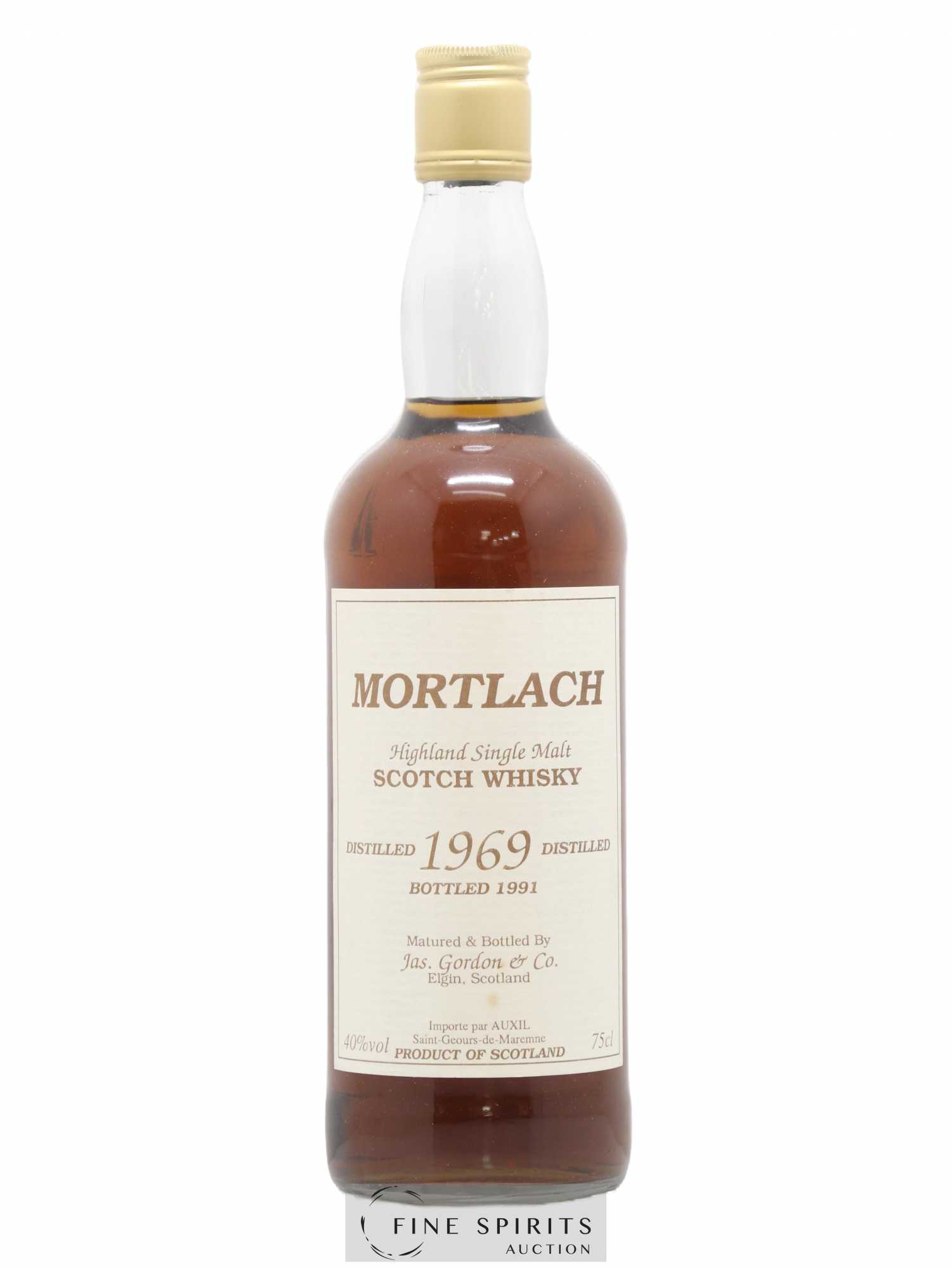 Mortlach 1969 Jas. Gordon & Co bottled 1991 Auxil import - Lot de 1 bouteille - 1