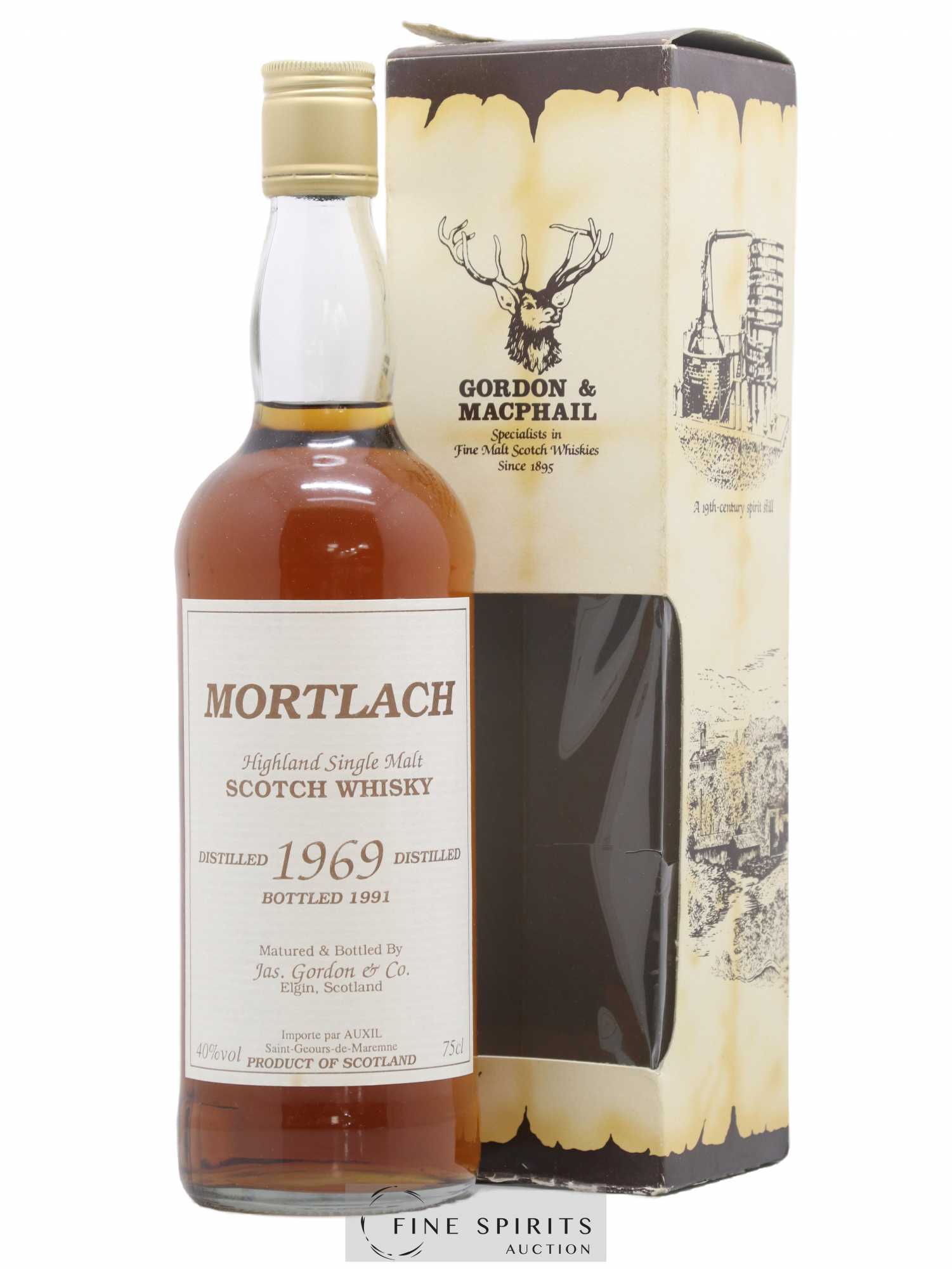 Mortlach 1969 Jas. Gordon & Co bottled 1991 Auxil import - Lot de 1 bouteille - 0