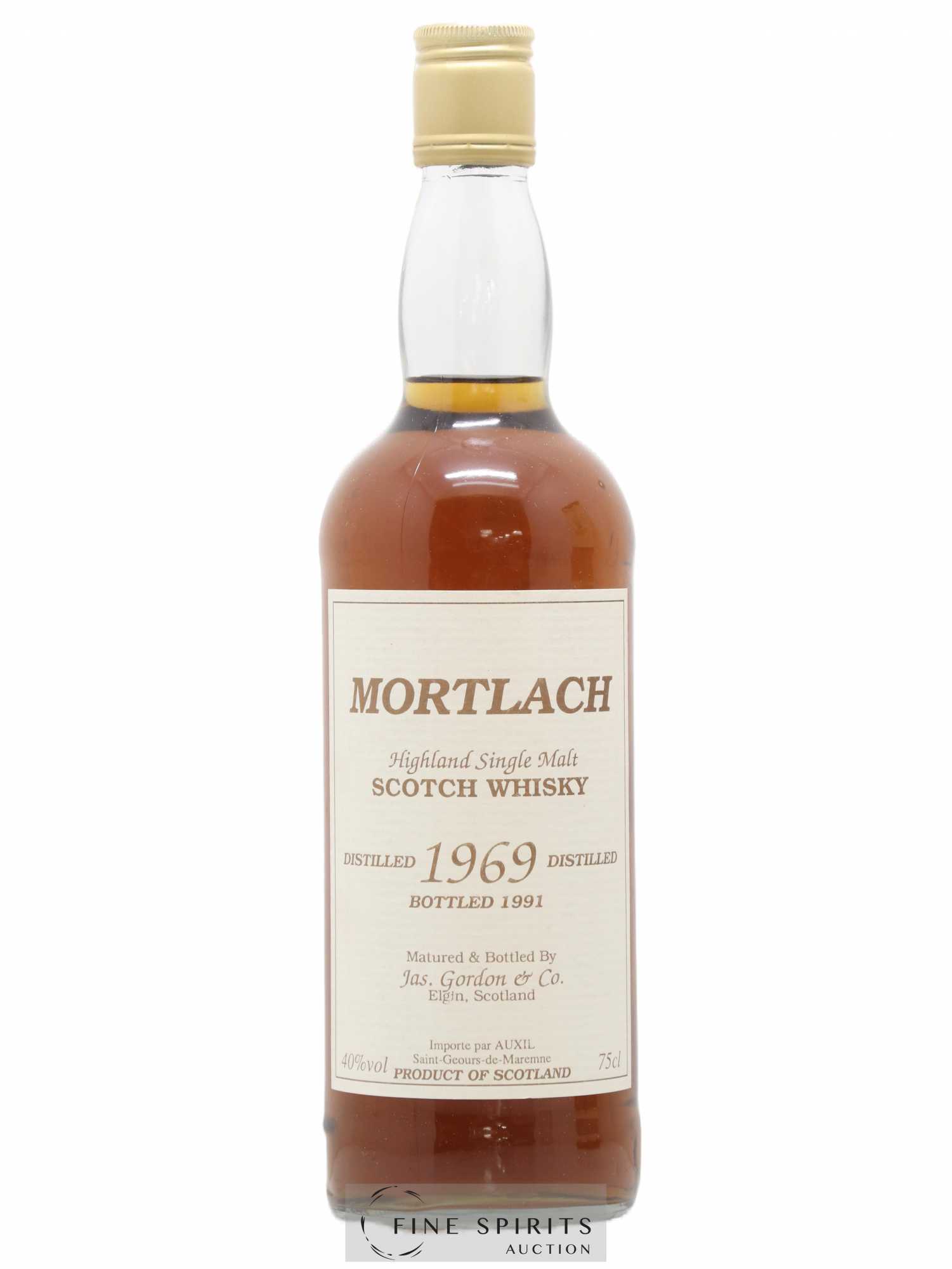 Mortlach 1969 Jas. Gordon & Co bottled 1991 Auxil import - Lot de 1 bouteille - 1