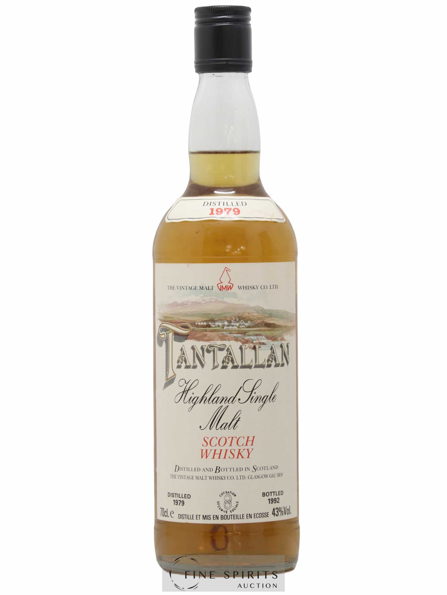 Tantallan 1979 The Vintage Malt Whisky Co. Ltd. bottled 1992 Auxil Import - Lot de 1 bouteille - 1