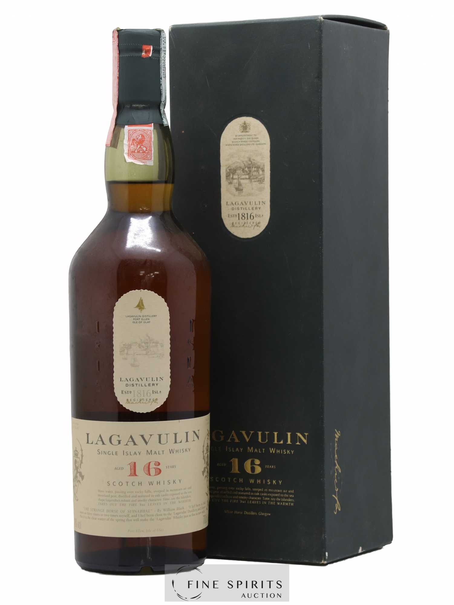 Lagavulin 16 years Of. (70cl.) - Lot de 1 bouteille - 0