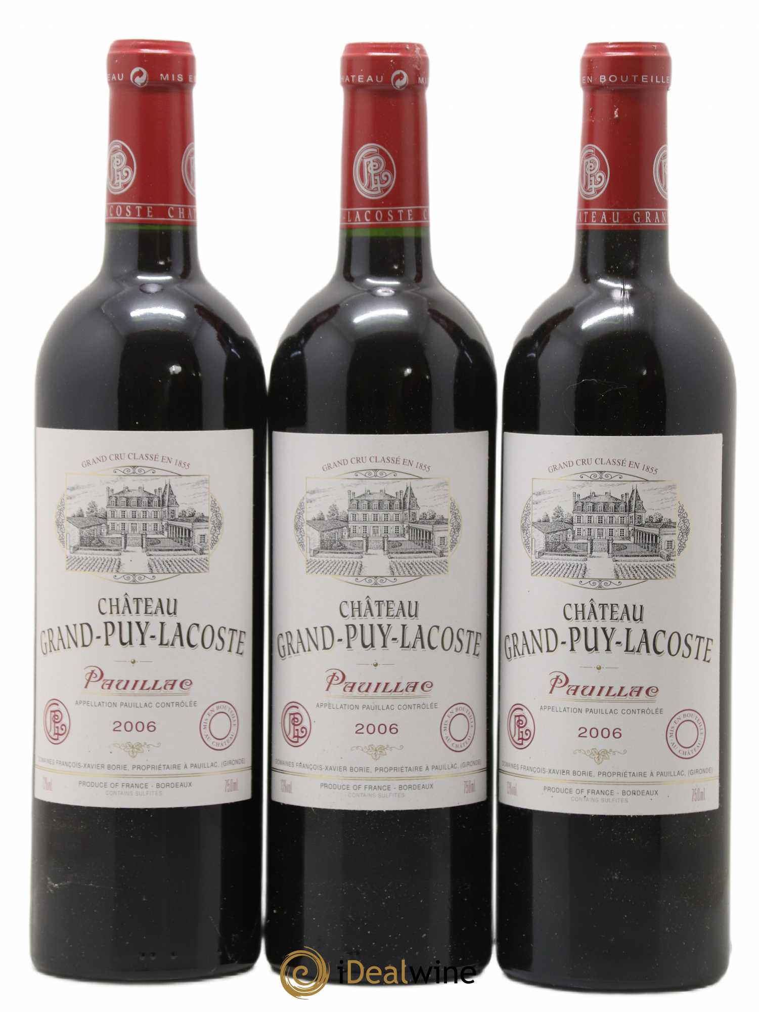 Château Grand Puy Lacoste 5ème Grand Cru Classé 2006 - Lot de 6 bouteilles - 2