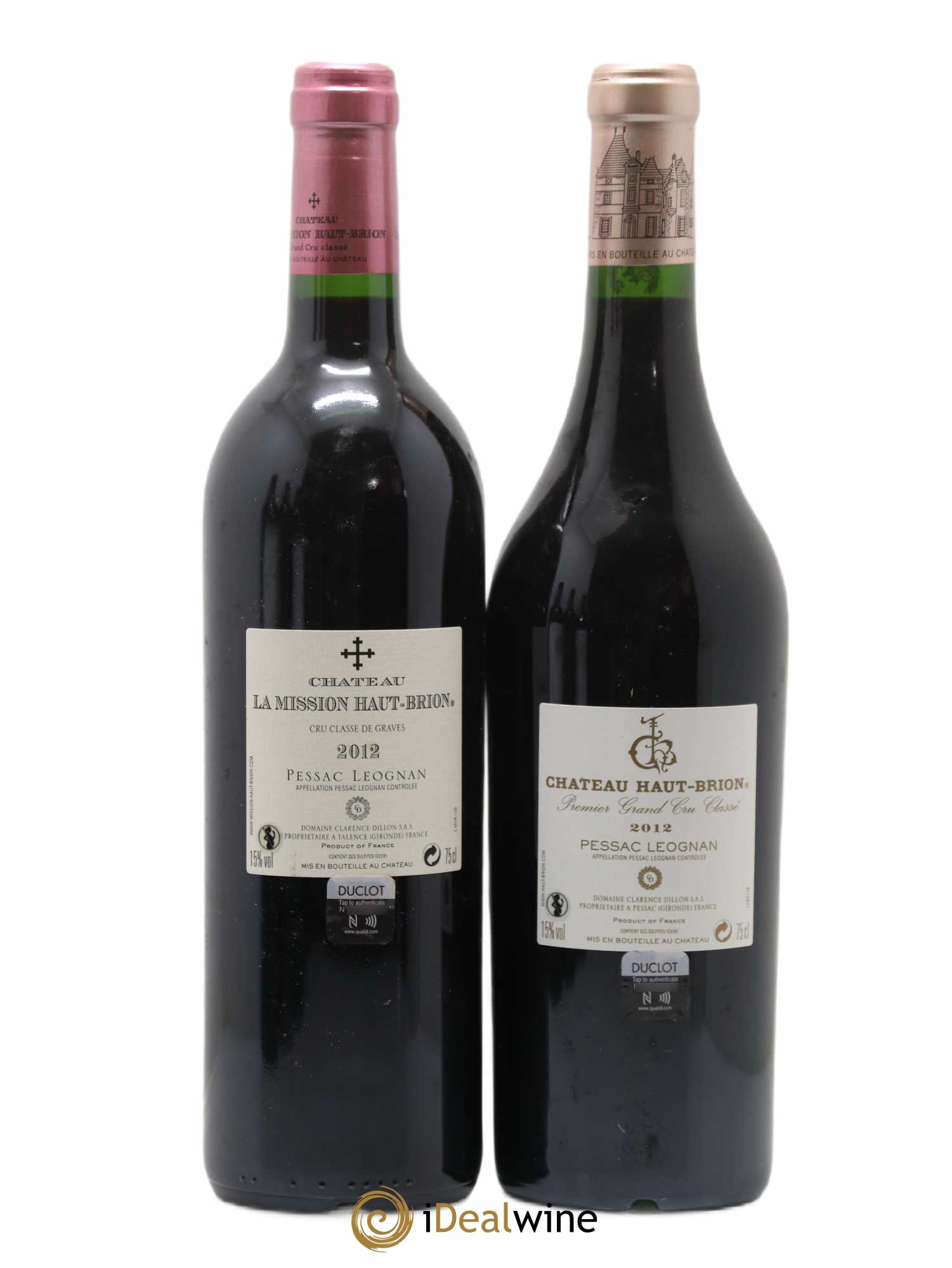 Caisse Collection Duclot 2012 Lafite - Petrus - Cheval Blanc - Haut Brion - Margaux - Mouton - La Mission Haut Brion 2012 - Posten von 7 Flaschen - 4
