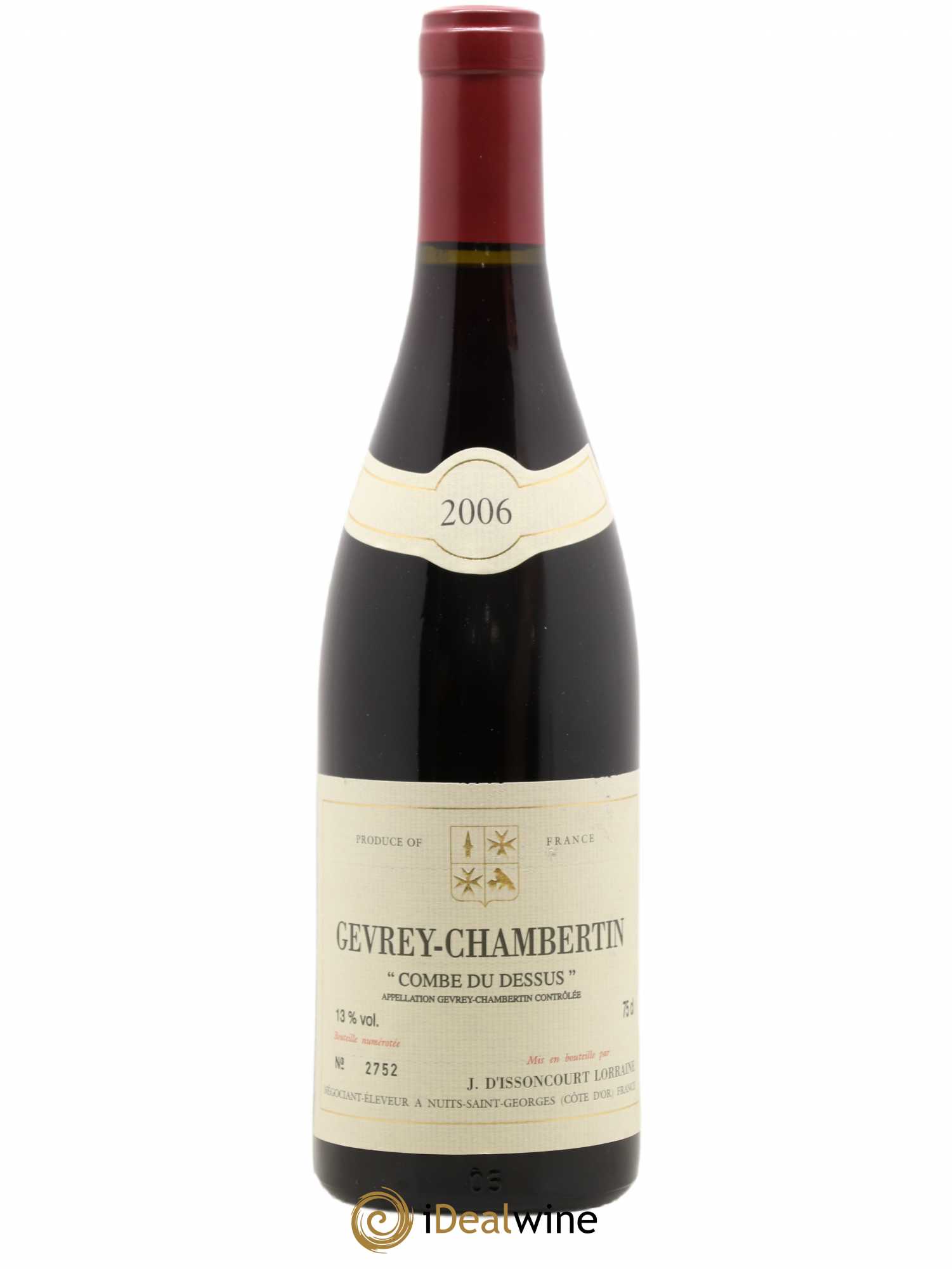 Gevrey-Chambertin Combe Du Dessus D'Issoncourt (sans prix de réserve) 2006 - Posten von 1 Flasche - 0