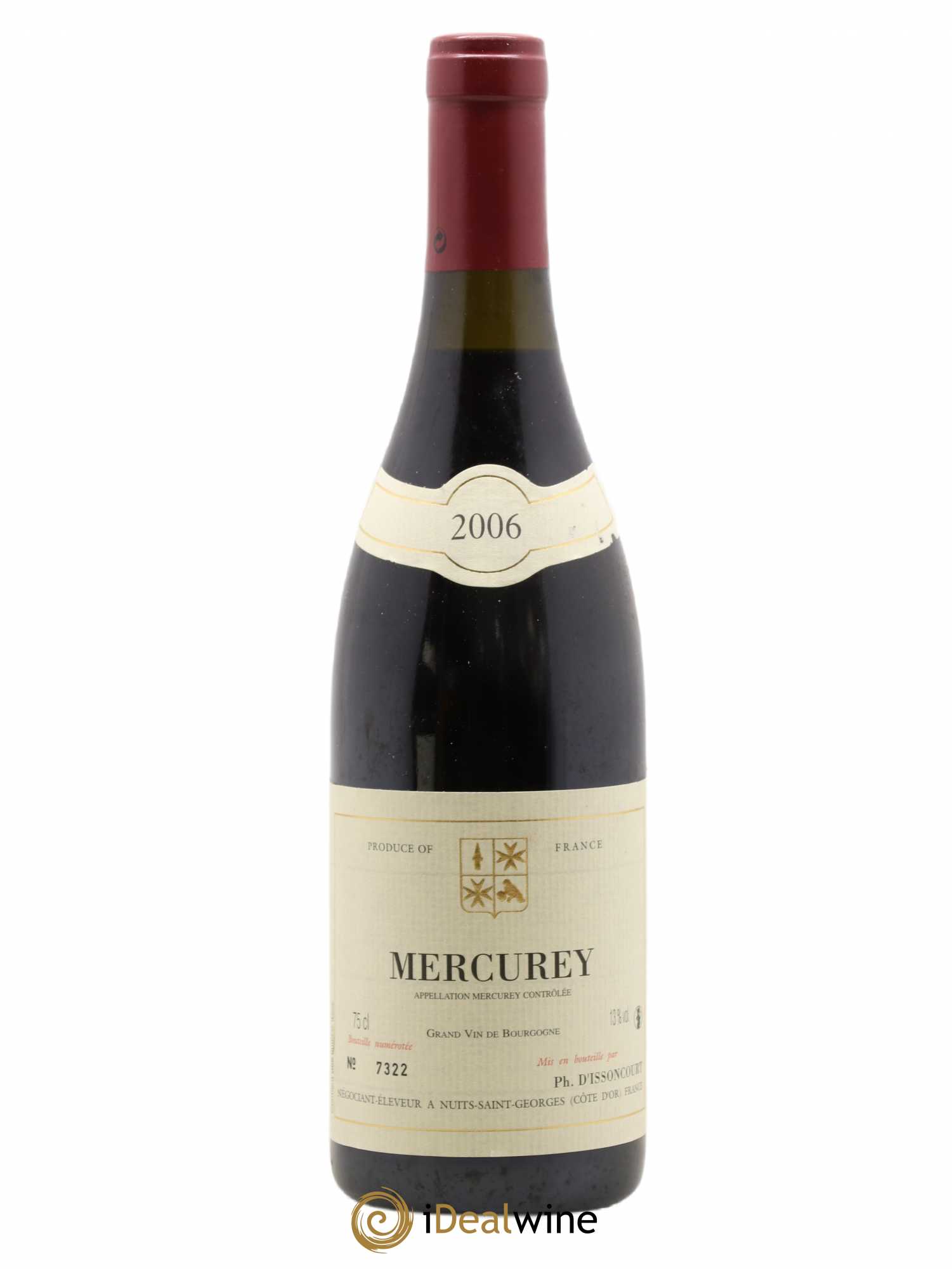Mercurey Cru D'Issoncourt 2006 - Posten von 1 Flasche - 0