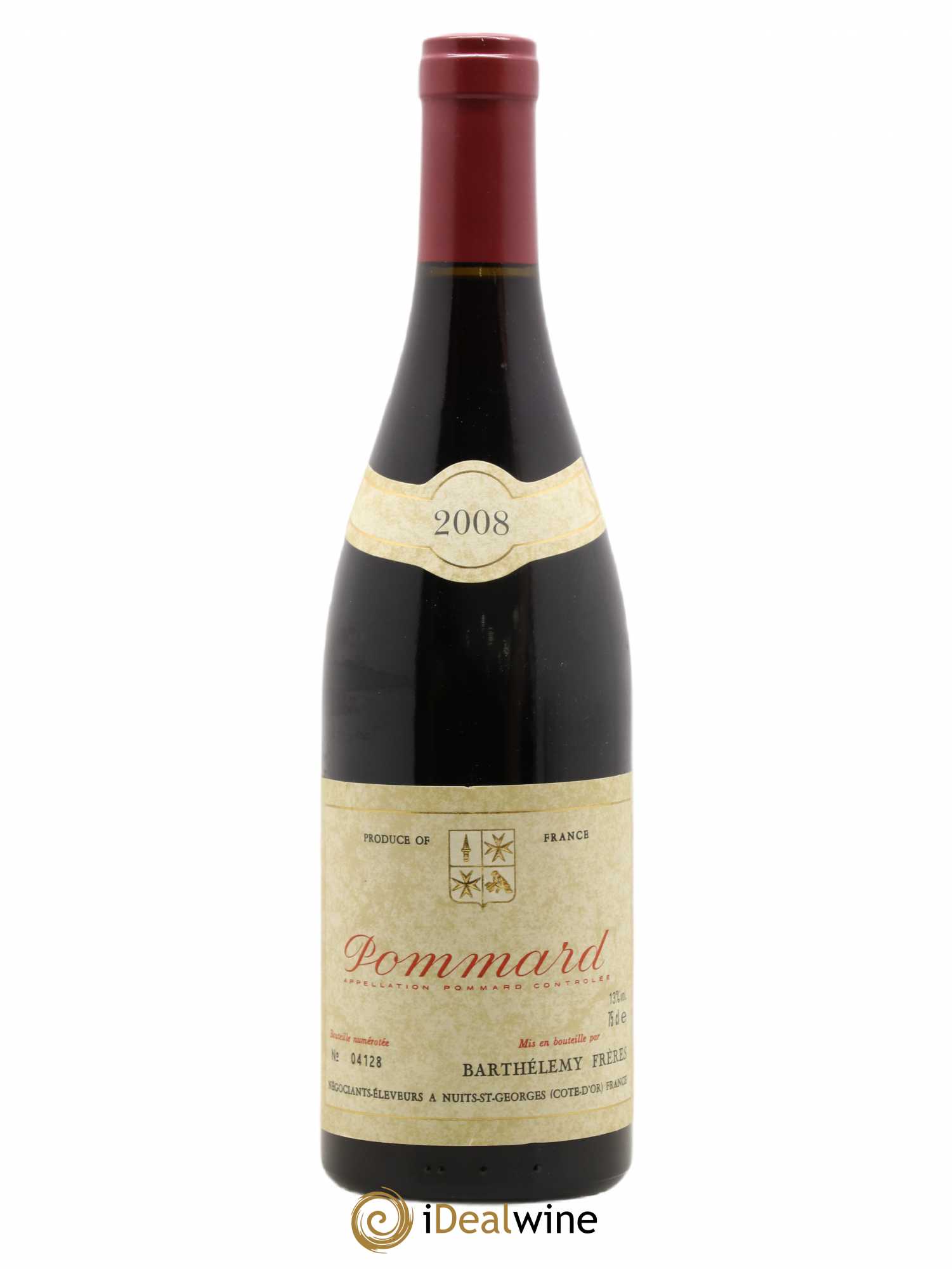 Pommard Barthélémy Frères (sans prix de réserve) 2008 - Posten von 1 Flasche - 0