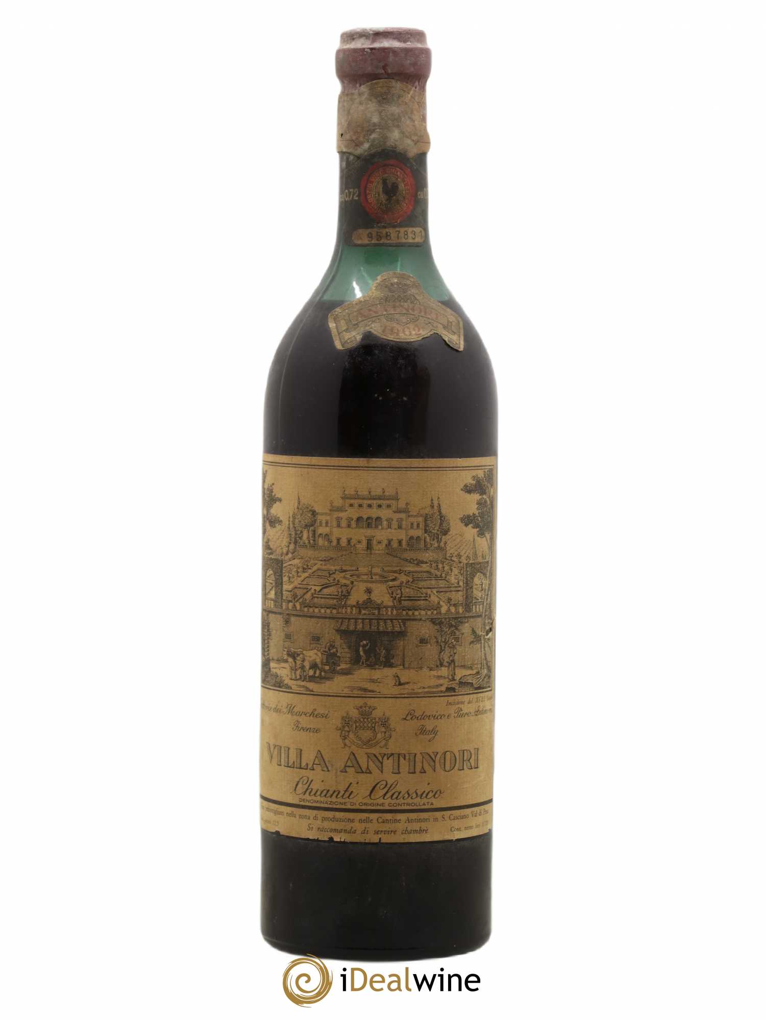 Chianti Classico DOCG Villa Antinori 1962 - Lot de 1 bouteille - 0