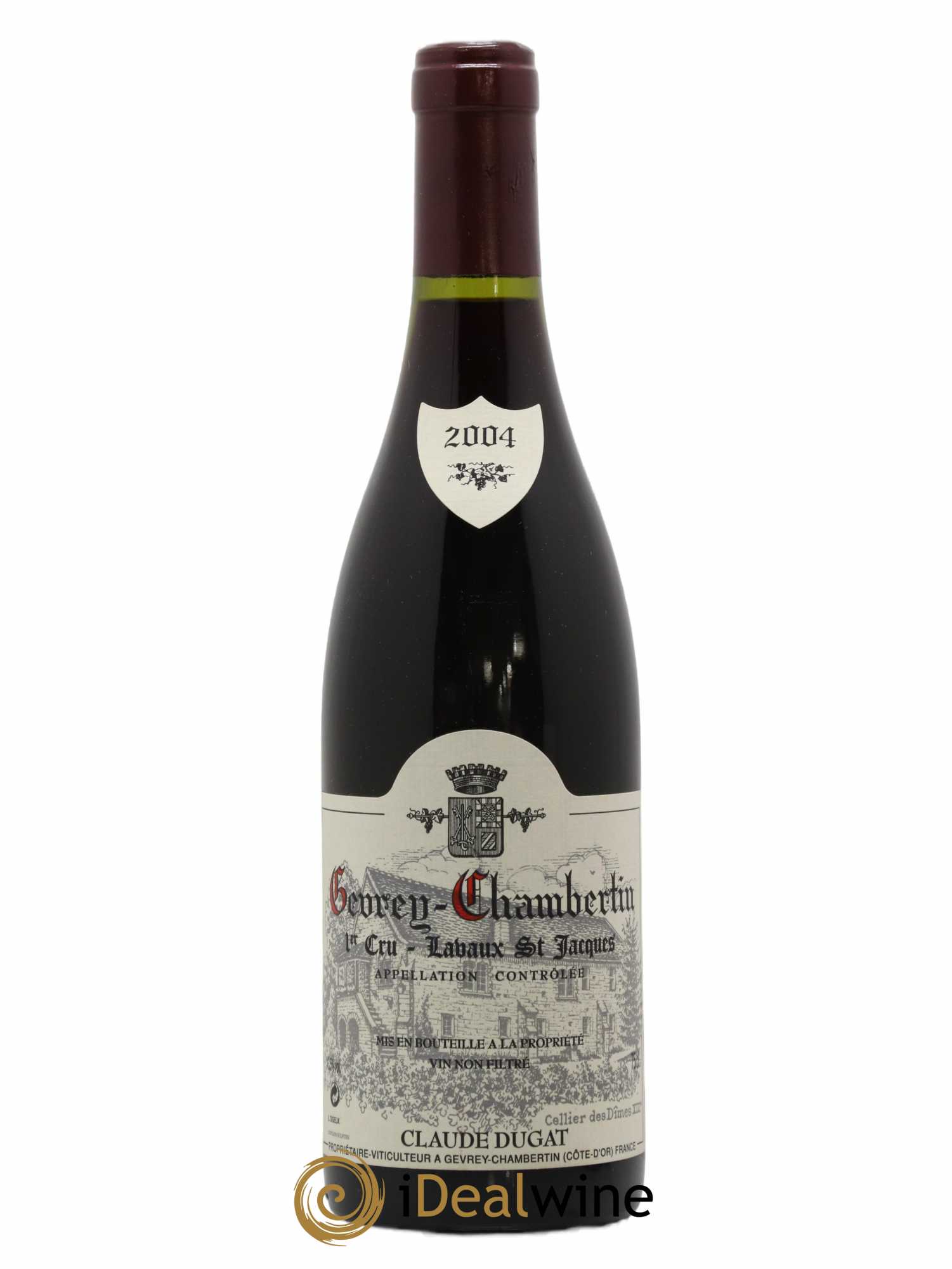 Gevrey-Chambertin 1er Cru Lavaux Saint-Jacques Claude Dugat 2004 - Lot de 1 bouteille - 0