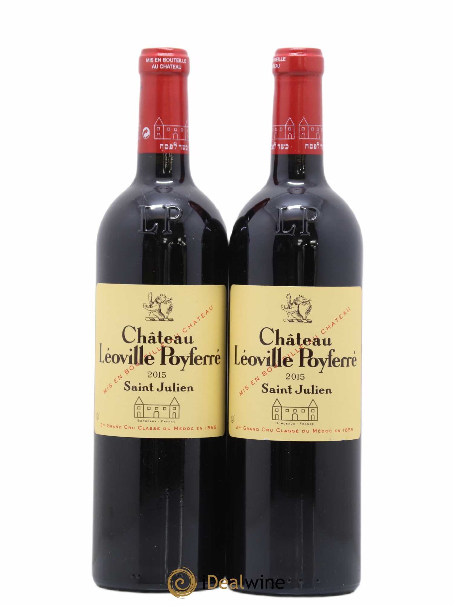 Château Léoville Poyferré 2ème Grand Cru Classé 2015 - Lot de 2 bouteilles - 0